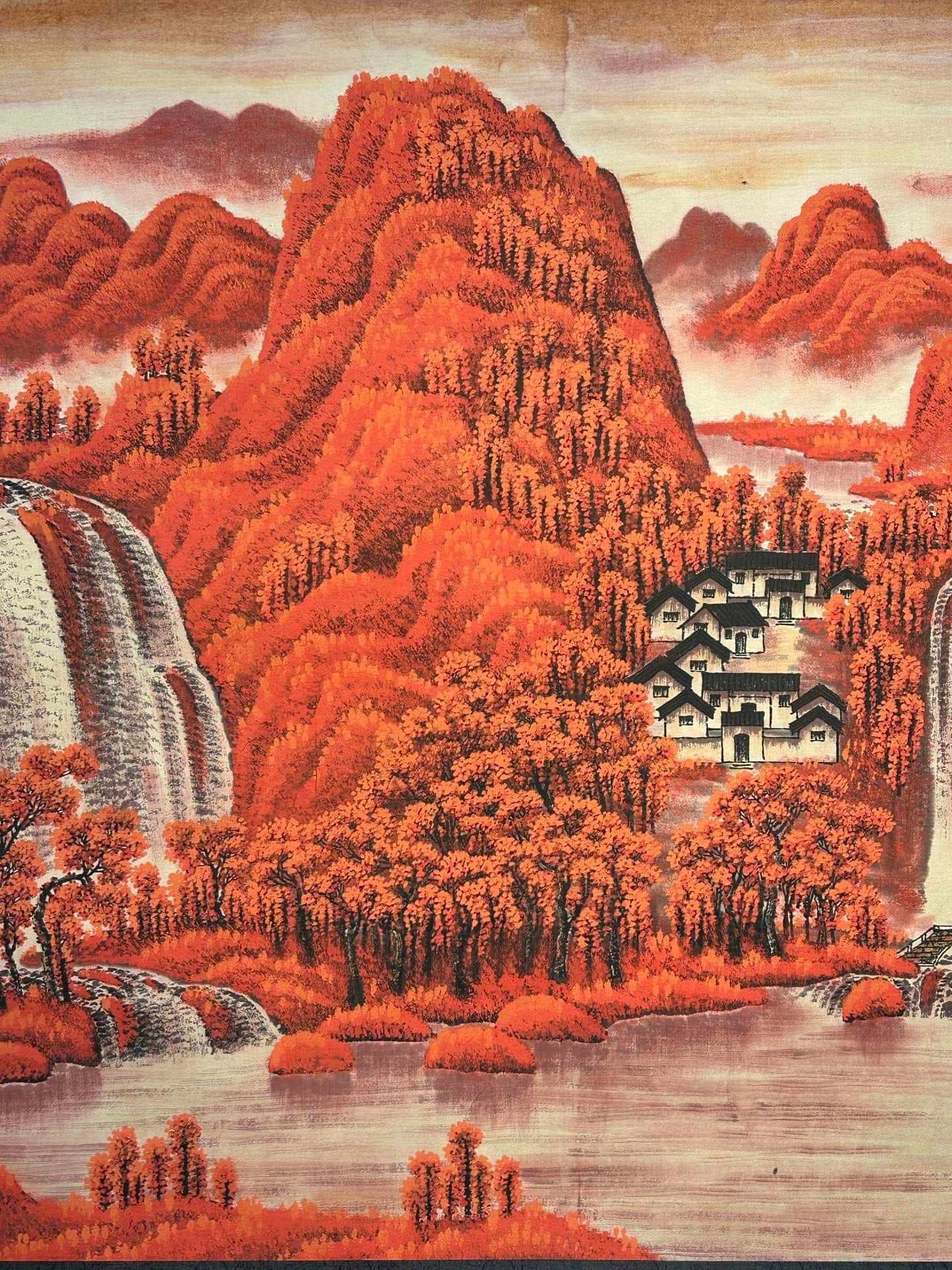 Chinese scroll painting Li Keran