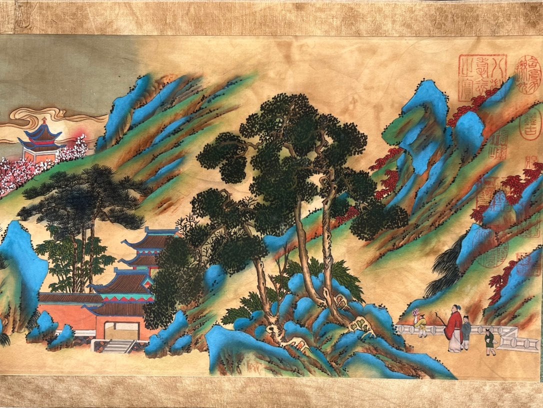 Chinese scroll painting Zhao Boju