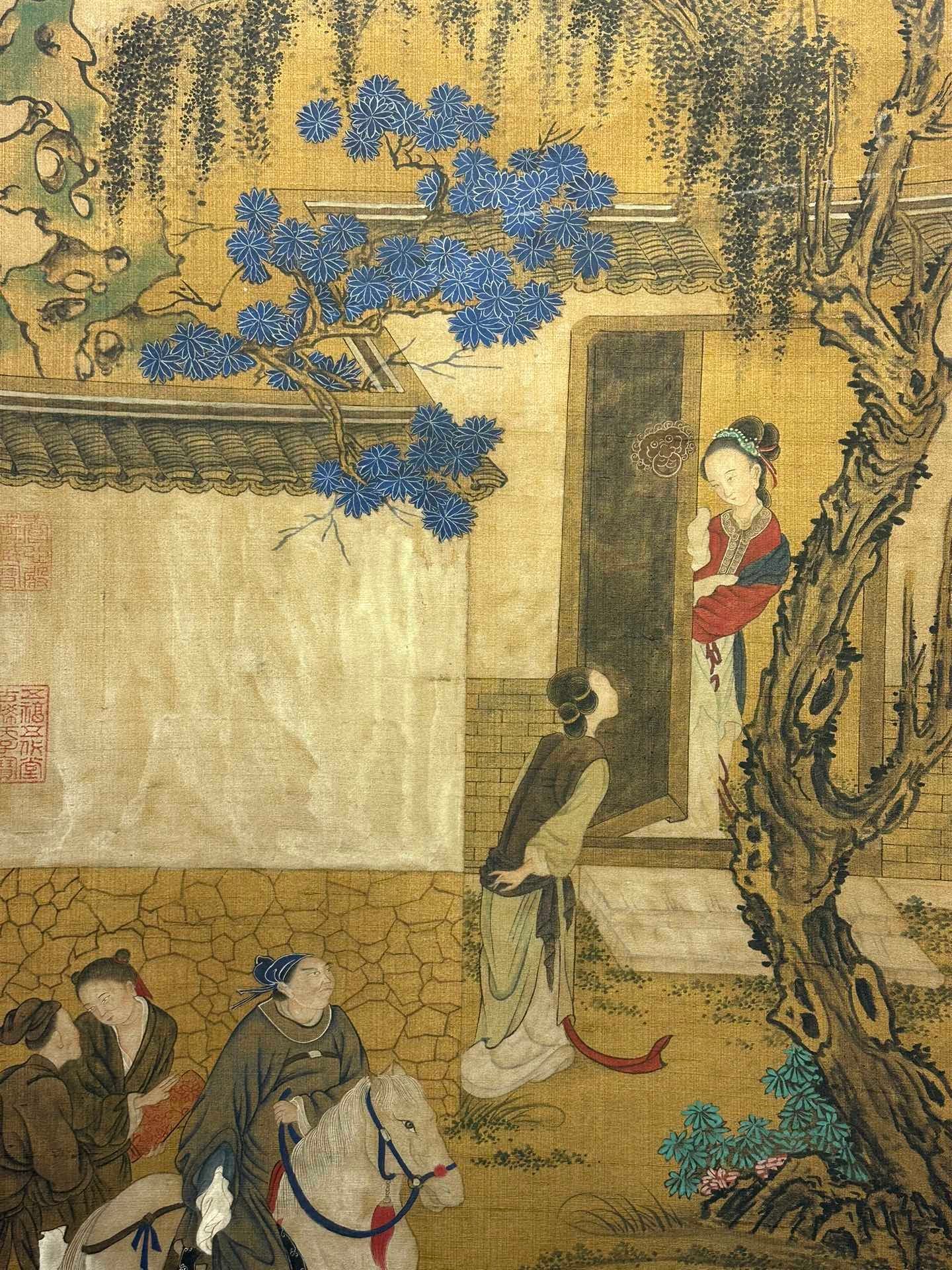 Chinese scroll painting Chen Mei