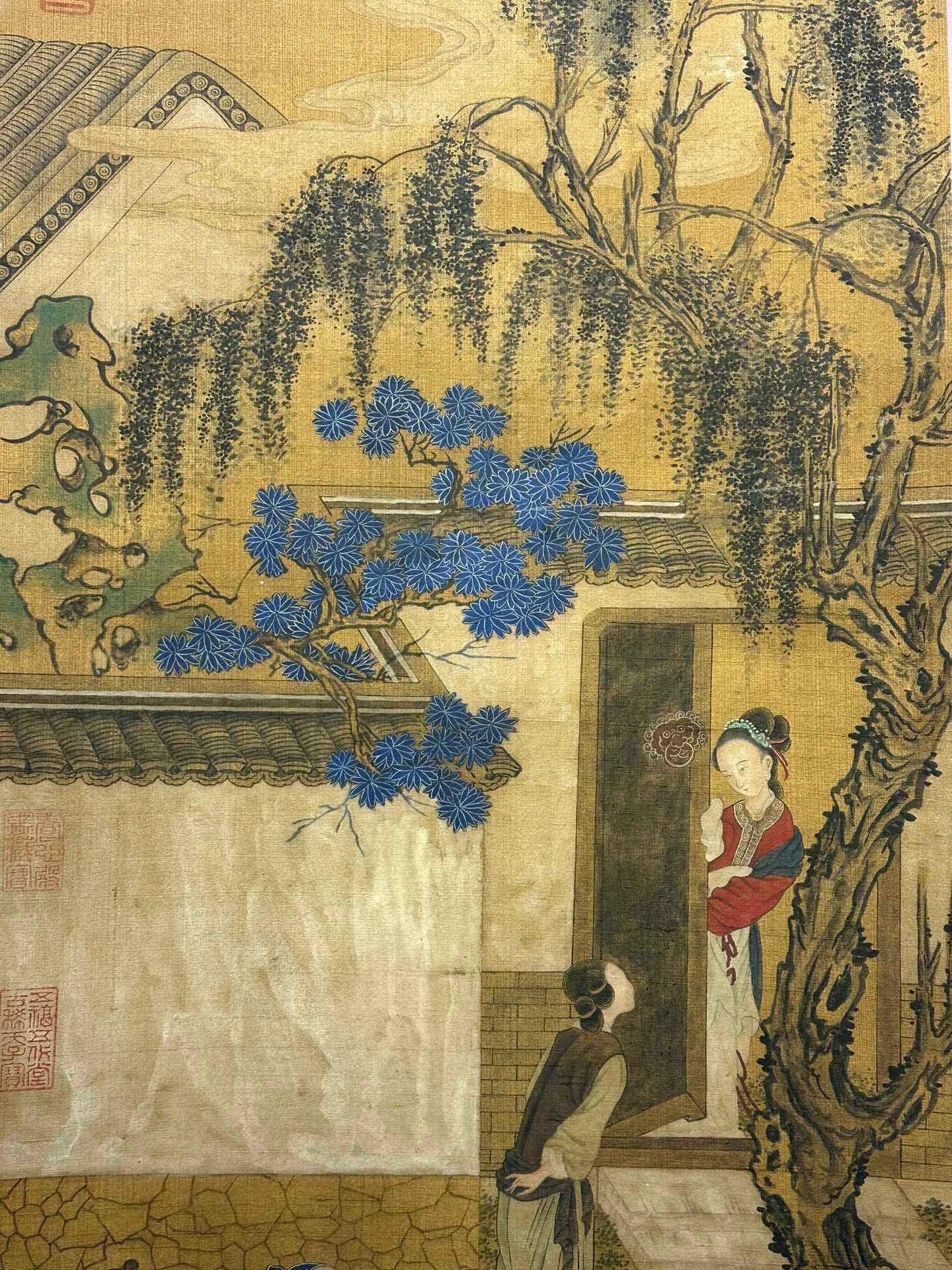 Chinese scroll painting Chen Mei