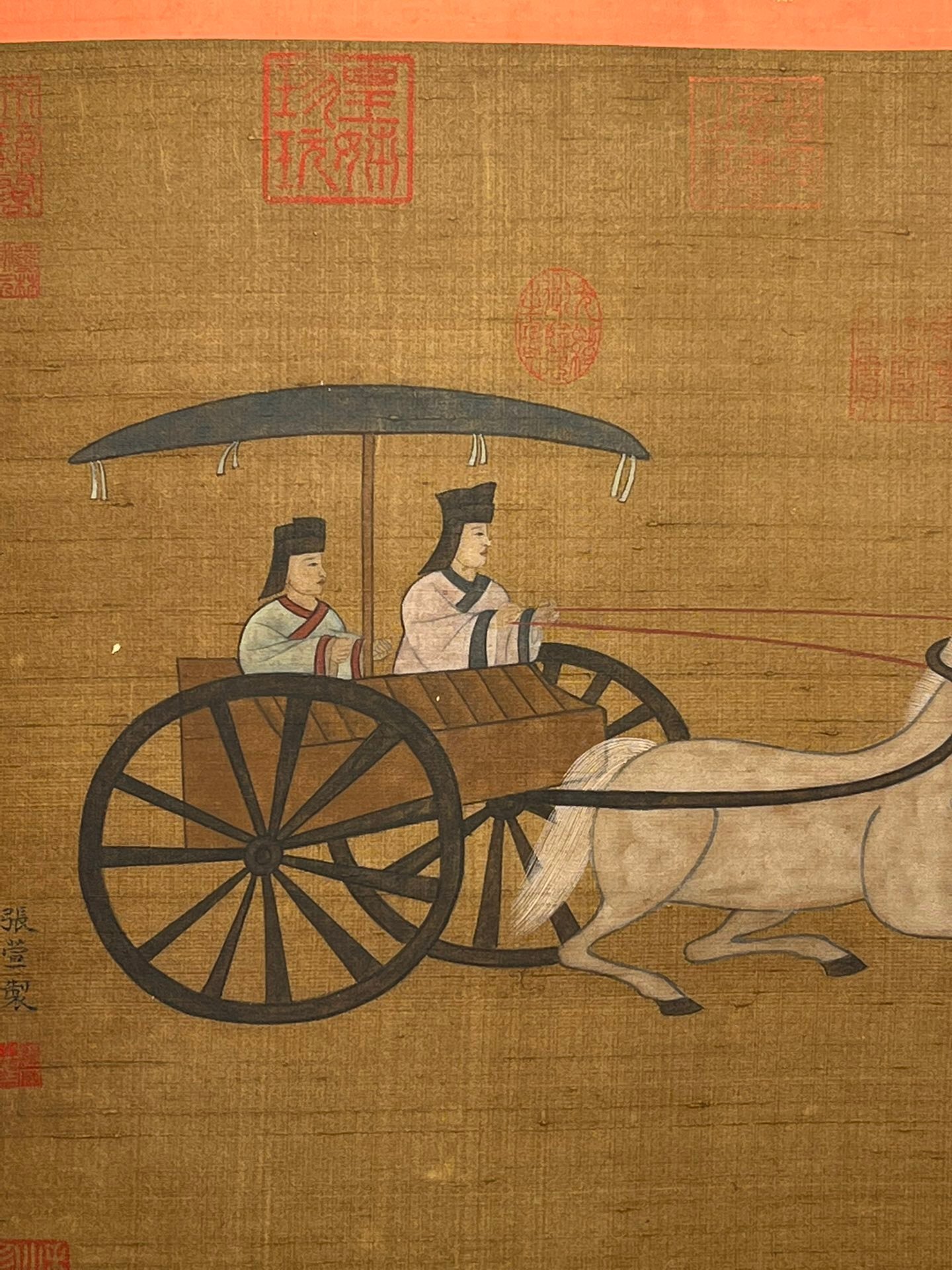 Chinese scroll painting Zhang Xuan