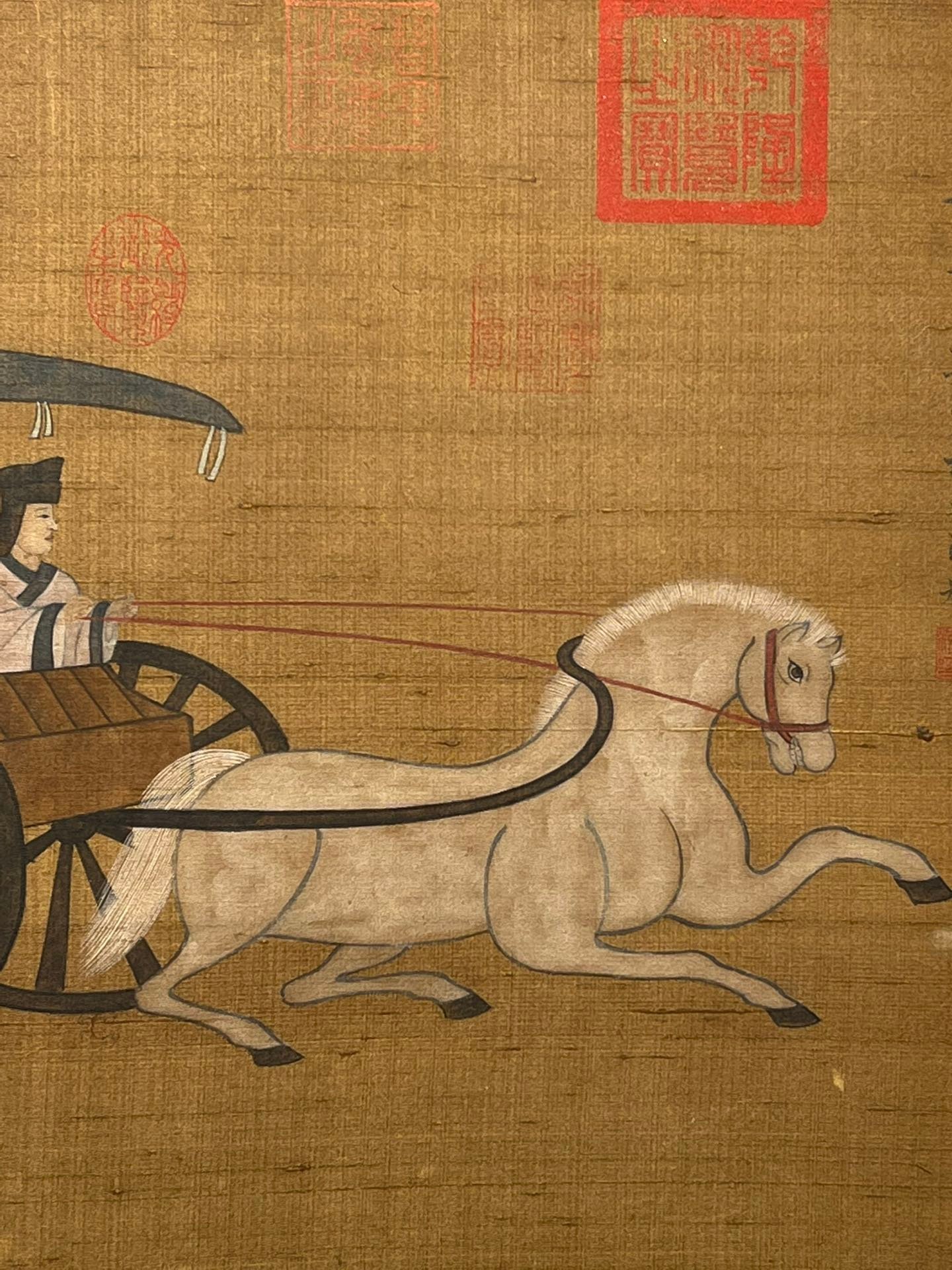 Chinese scroll painting Zhang Xuan