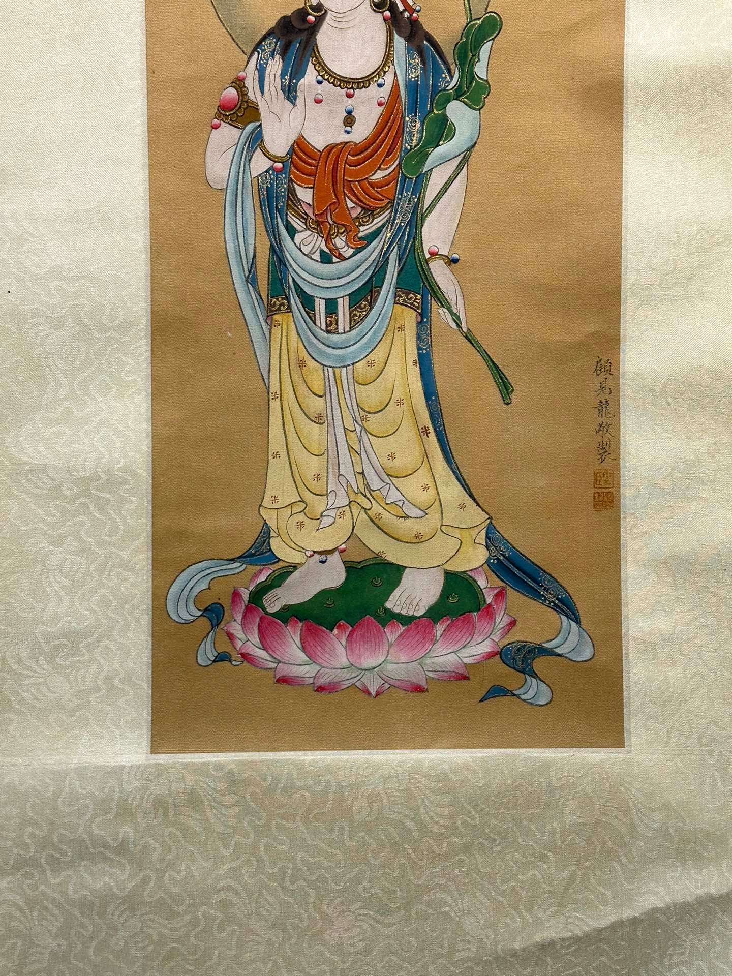 Chinese scroll painting Gu Jianlong