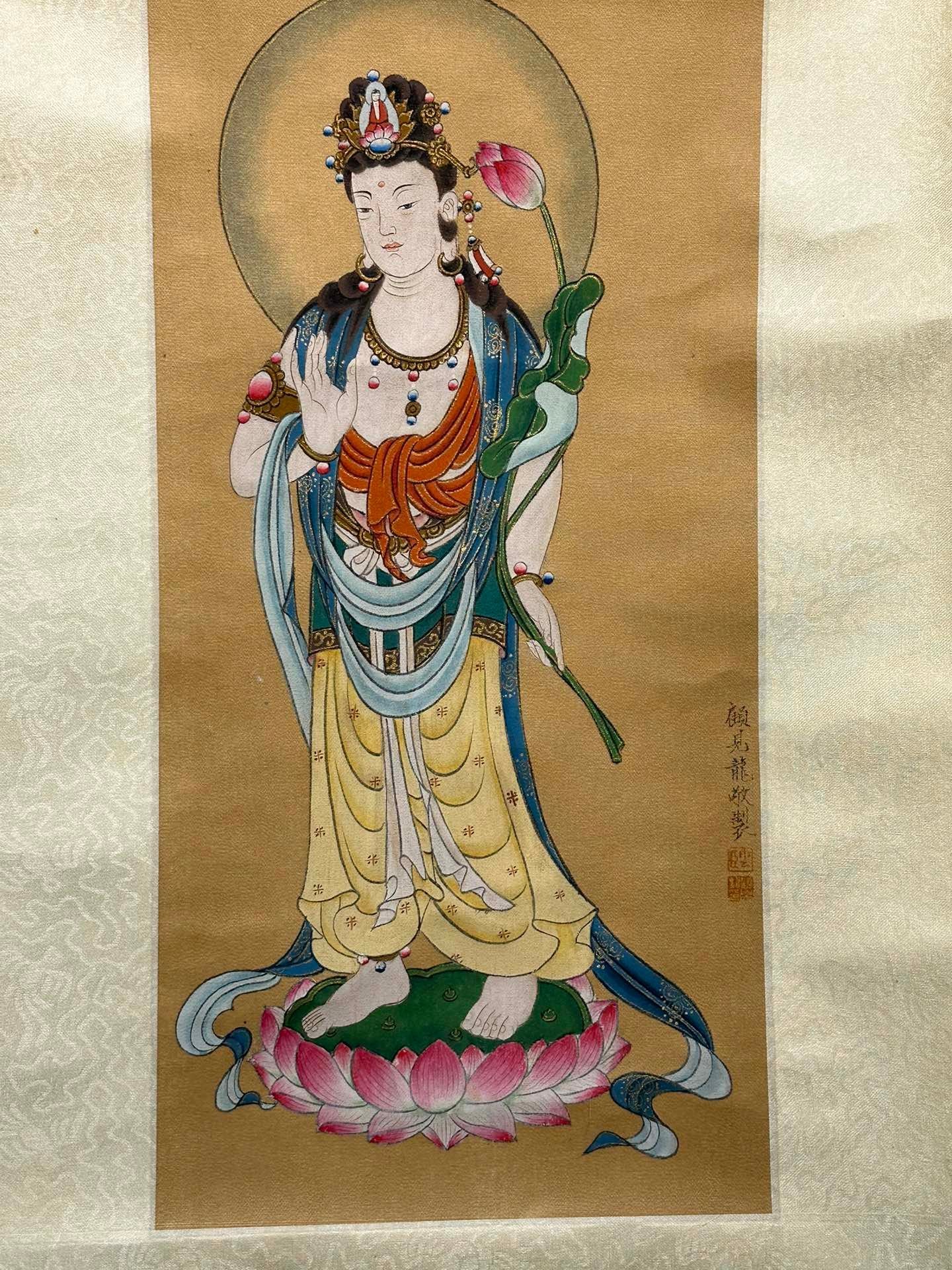 Chinese scroll painting Gu Jianlong