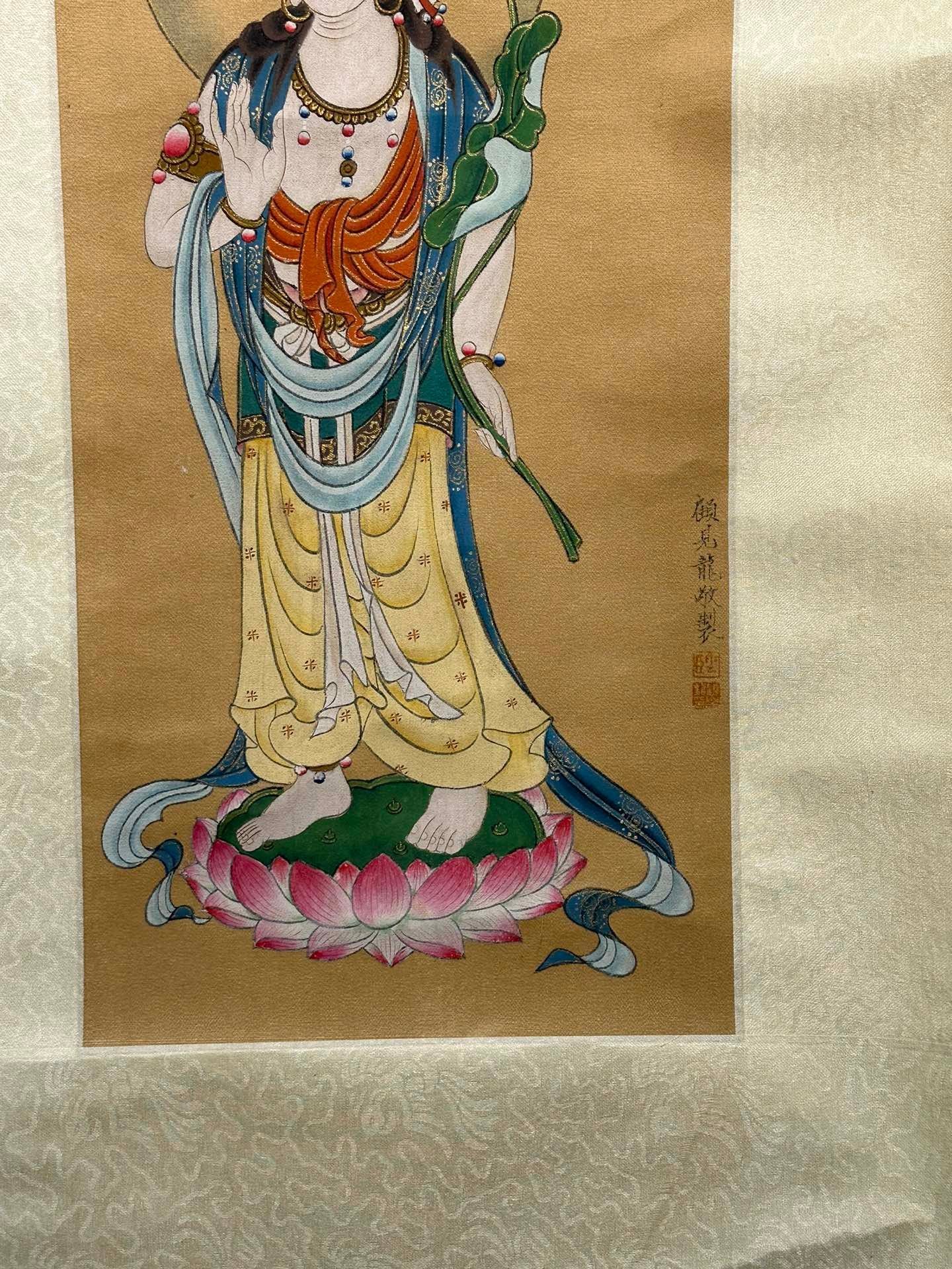 Chinese scroll painting Gu Jianlong