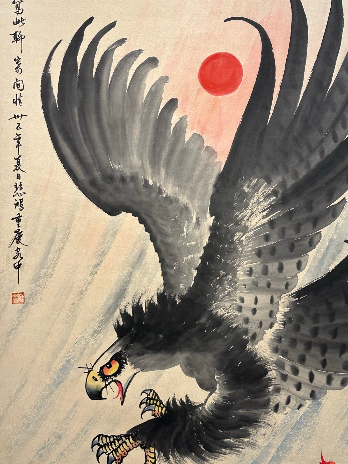 Chinese scroll painting Xu Beihong