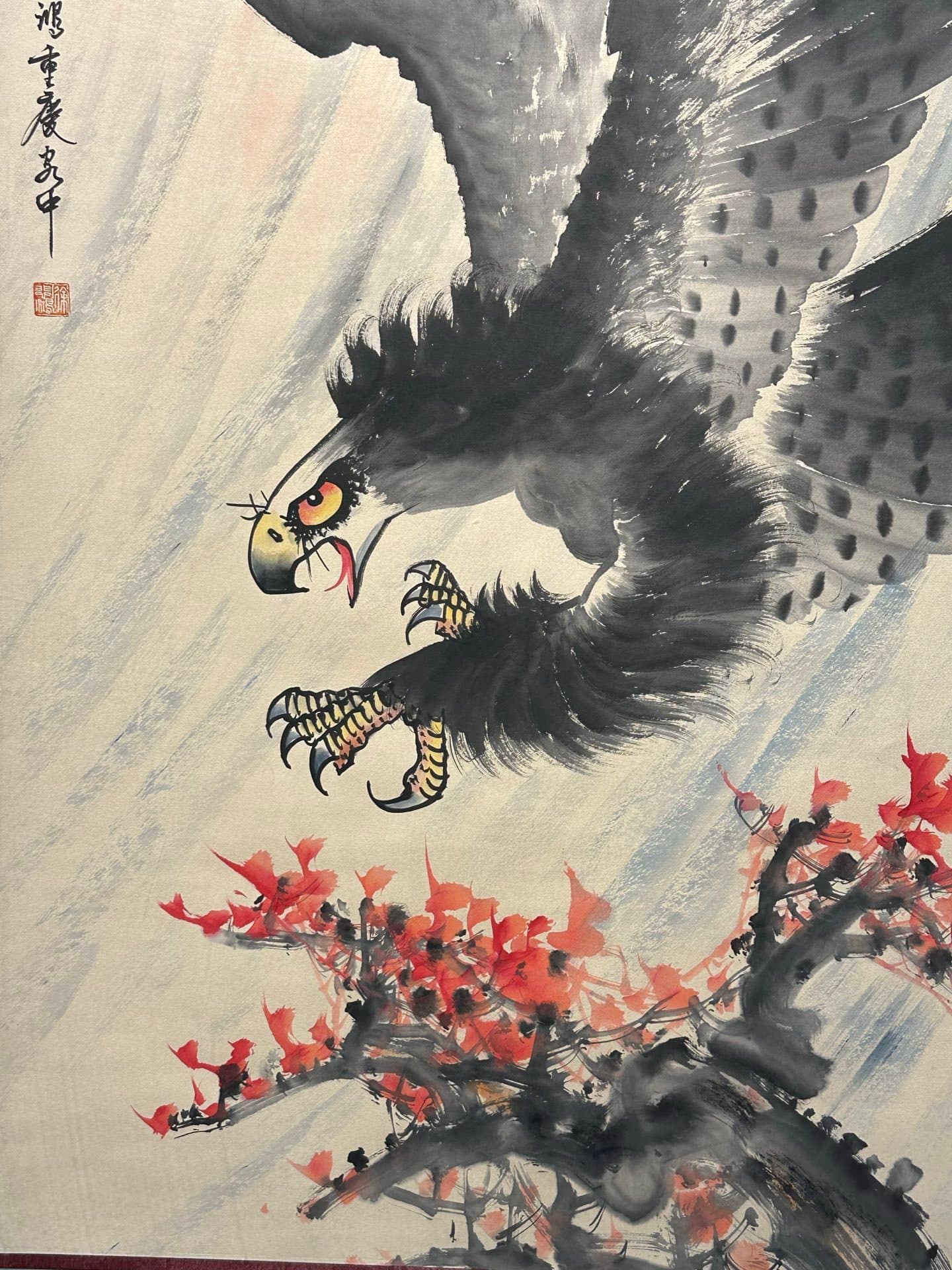 Chinese scroll painting Xu Beihong