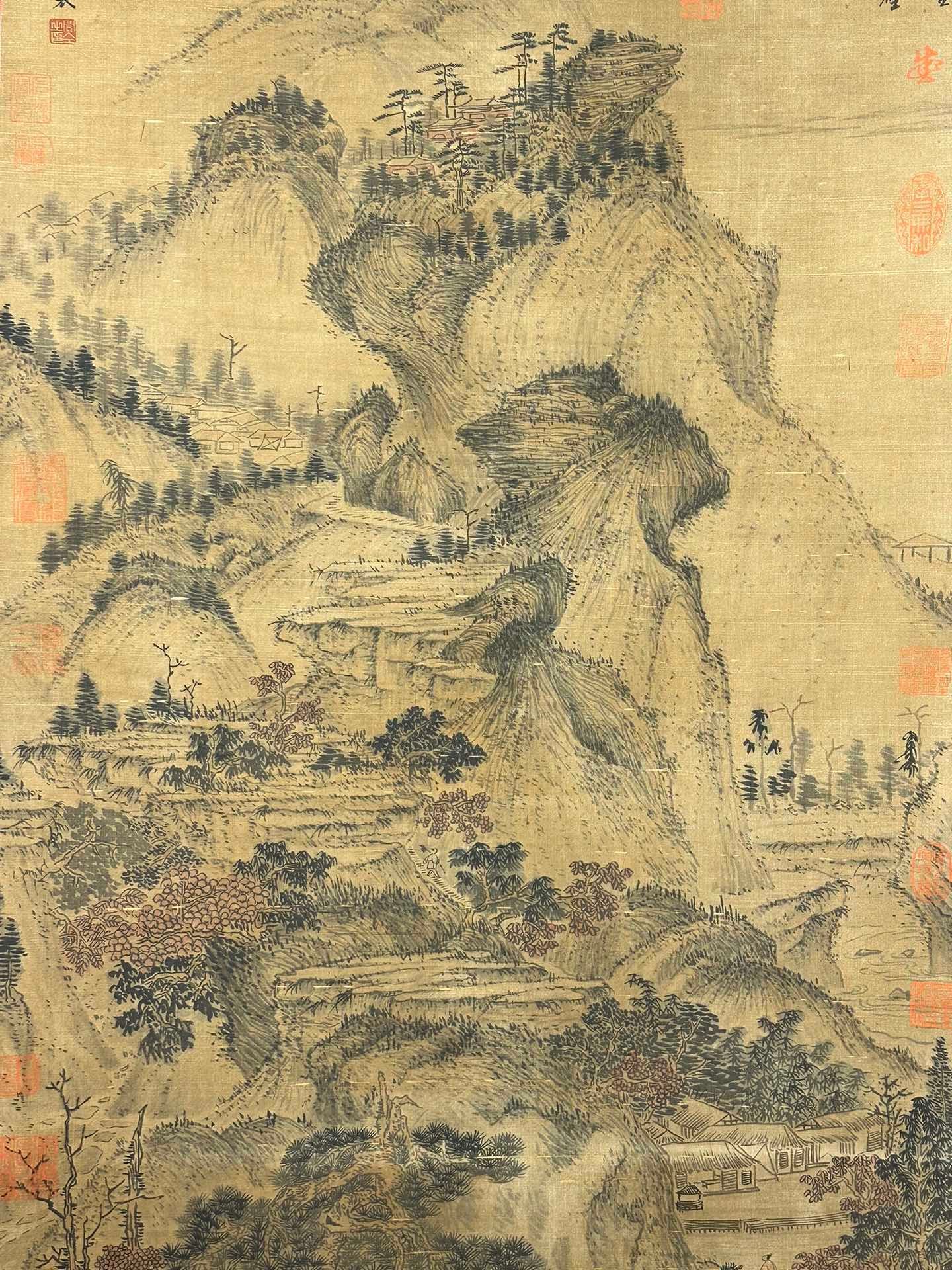 Chinese scroll painting Guan Tong
