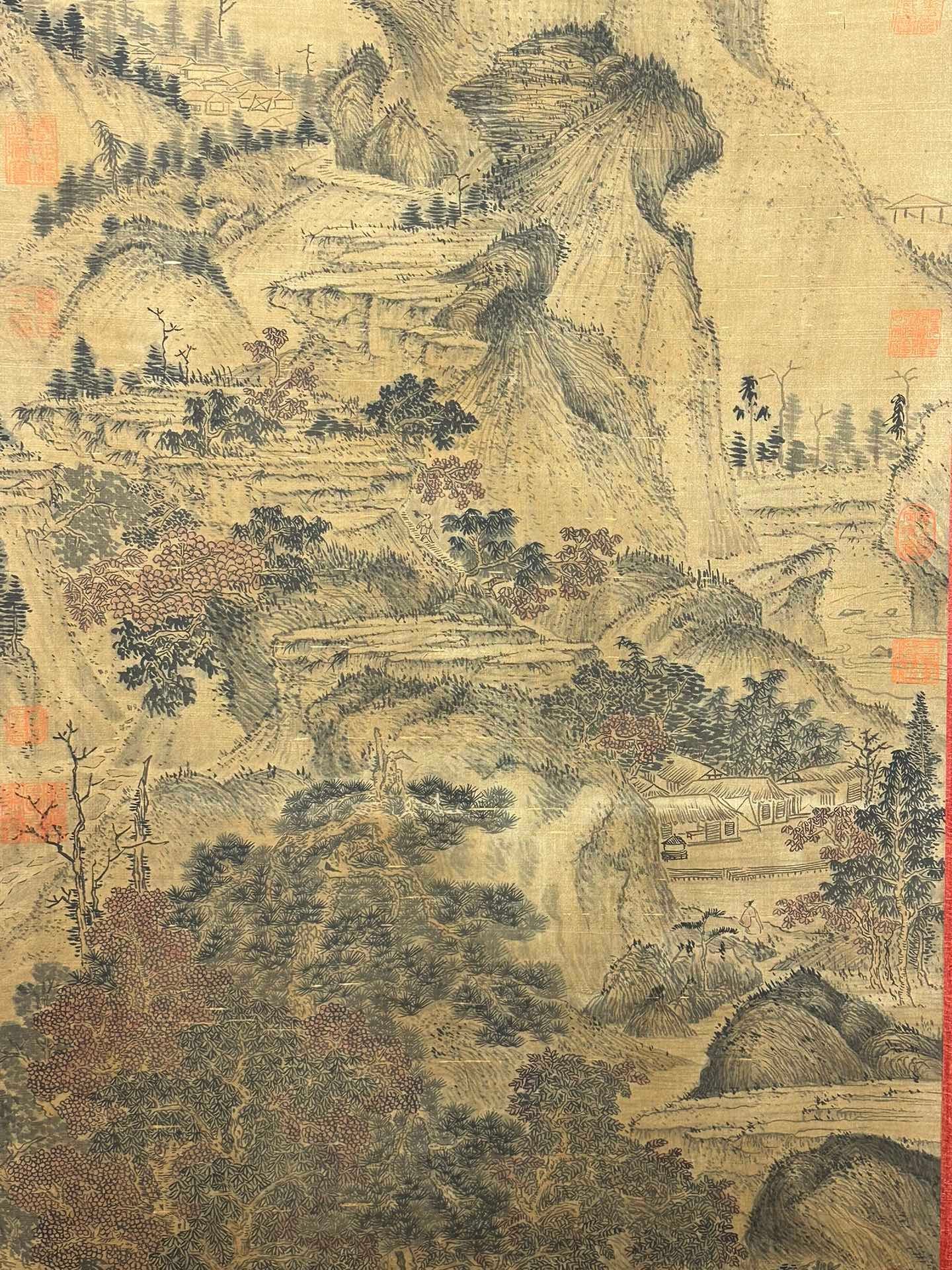 Chinese scroll painting Guan Tong