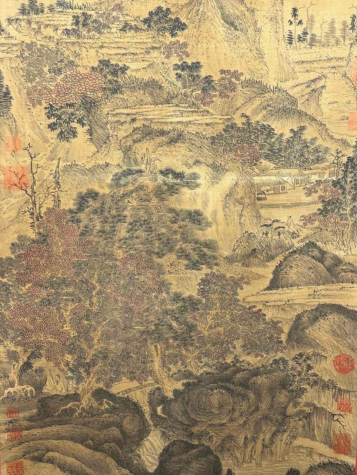 Chinese scroll painting Guan Tong