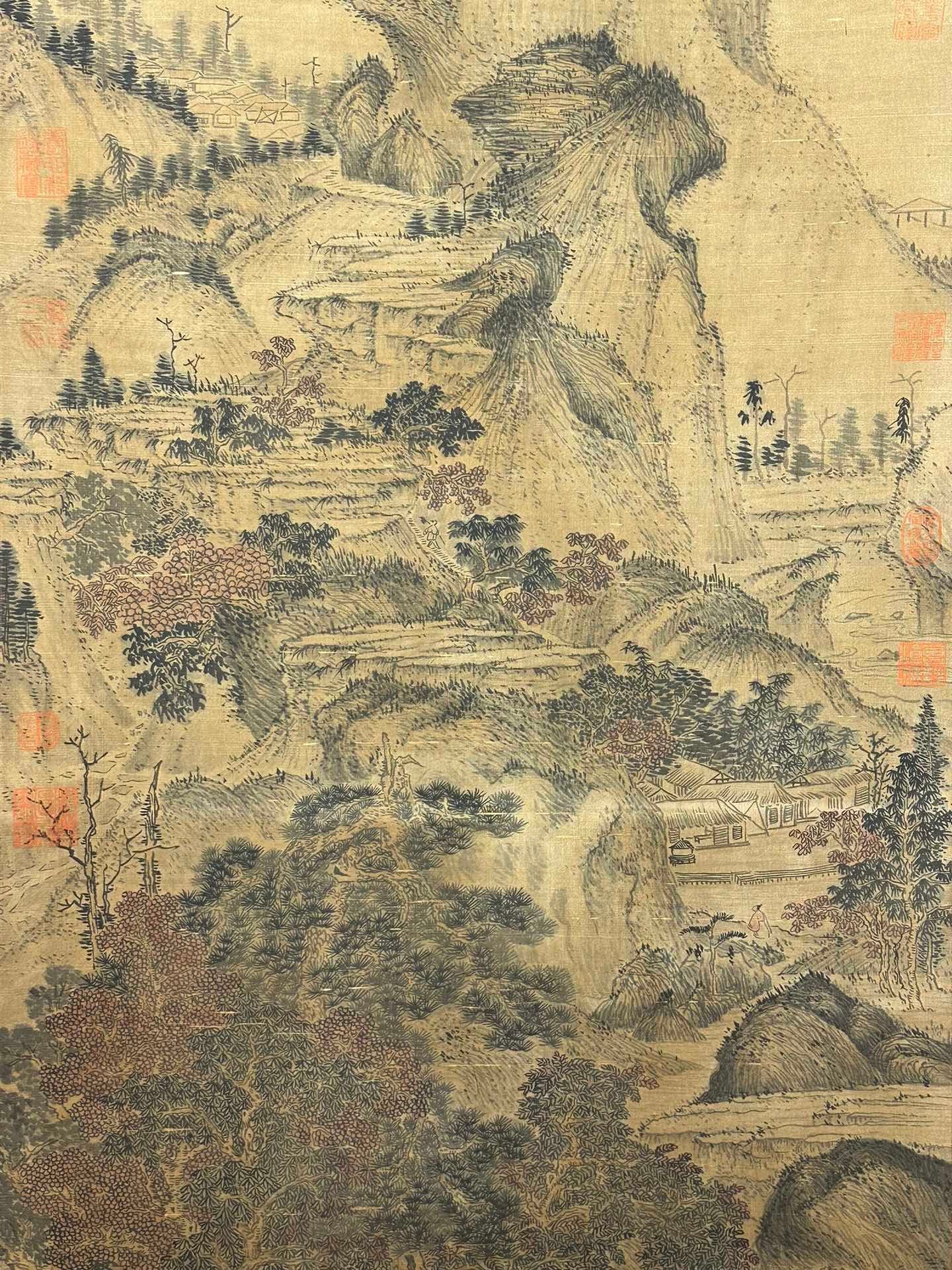Chinese scroll painting Guan Tong