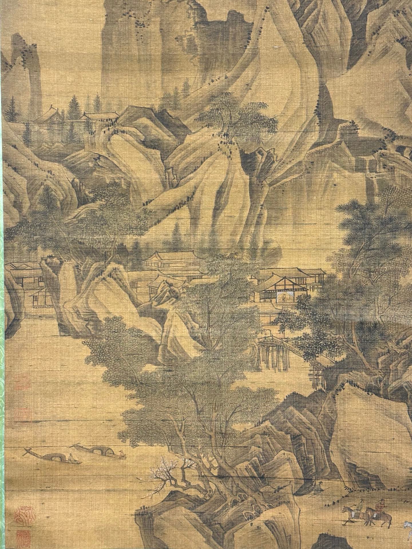 Chinese scroll painting Tang Yin