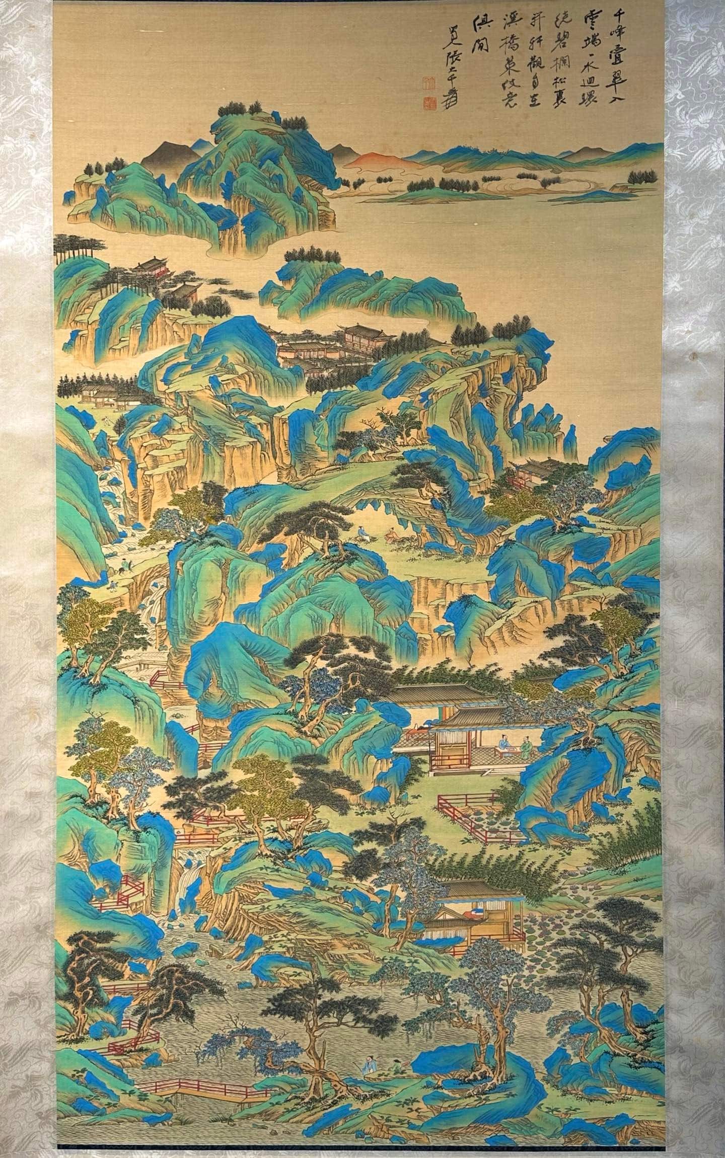 Chinese scroll painting Zhang Daqian