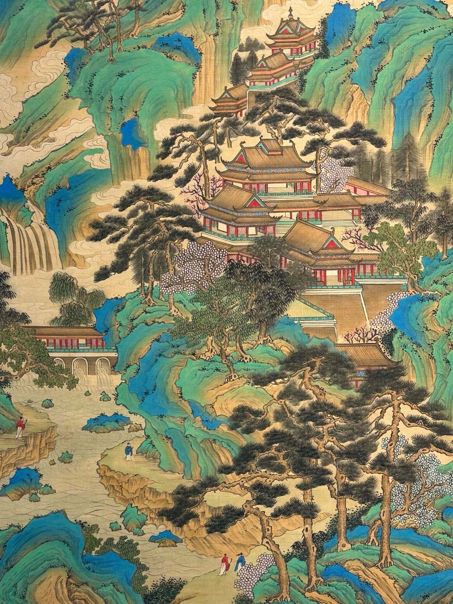 Chinese scroll painting Zhang Daqian