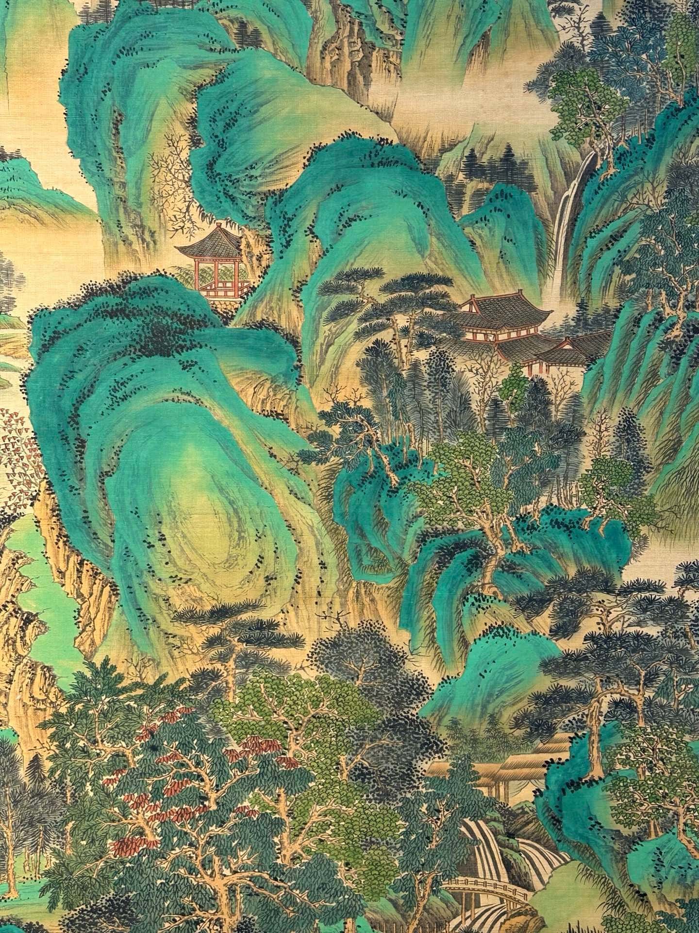 Chinese scroll painting Zhang Daqian