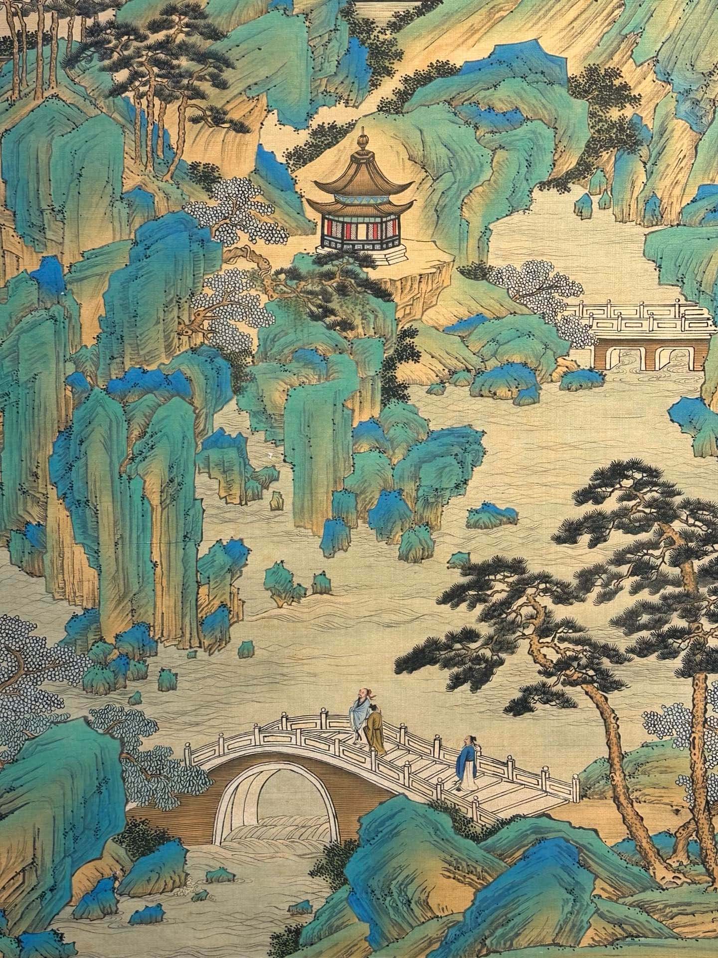 Chinese scroll painting Zhang Daqian