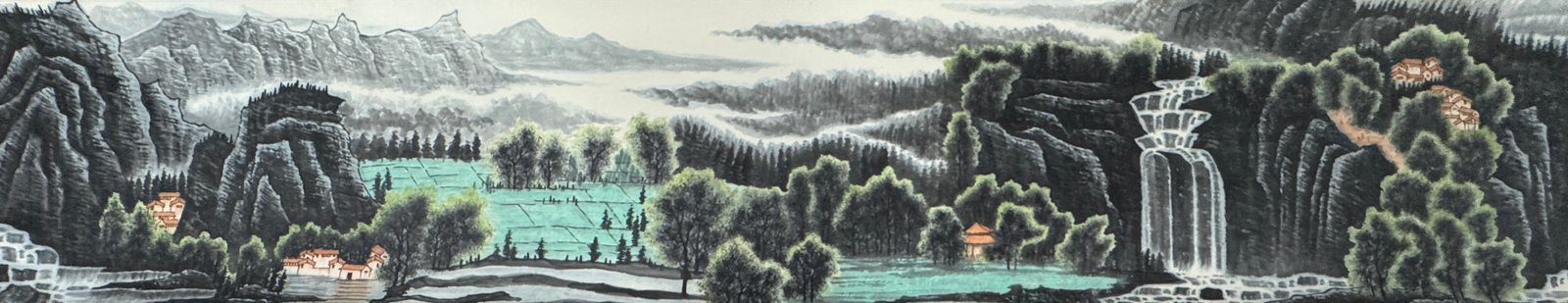 Chinese scroll painting Li Keran