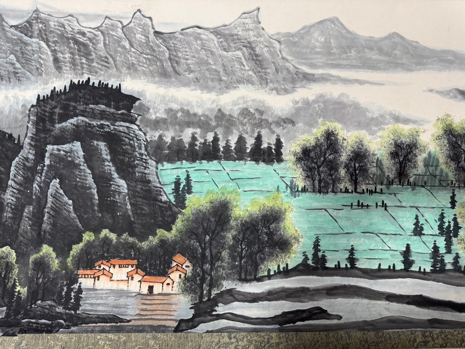 Chinese scroll painting Li Keran