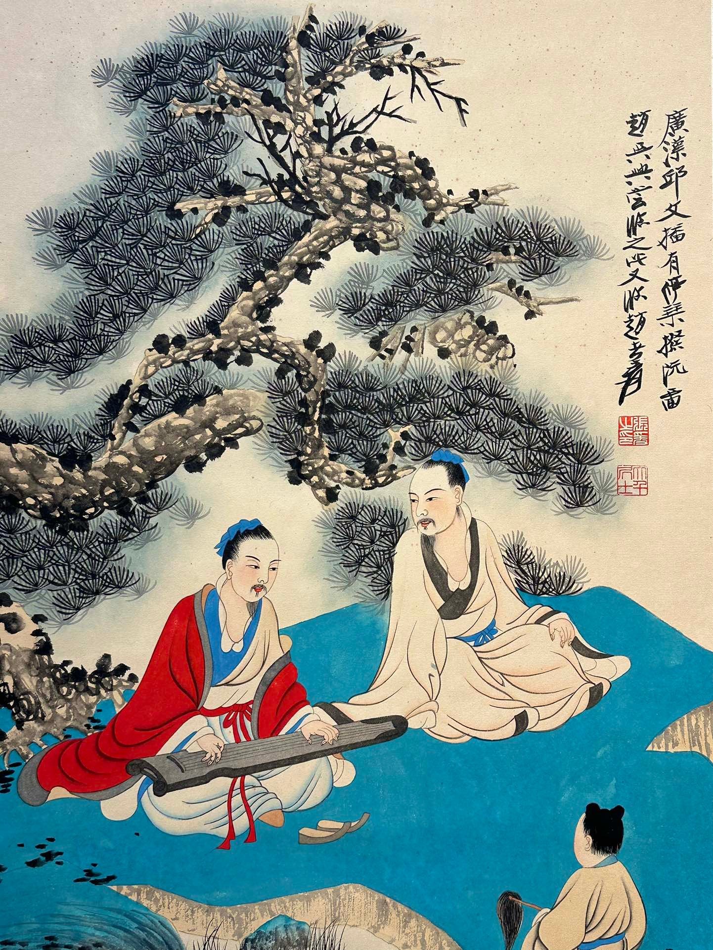 Chinese scroll painting Zhang Daqian