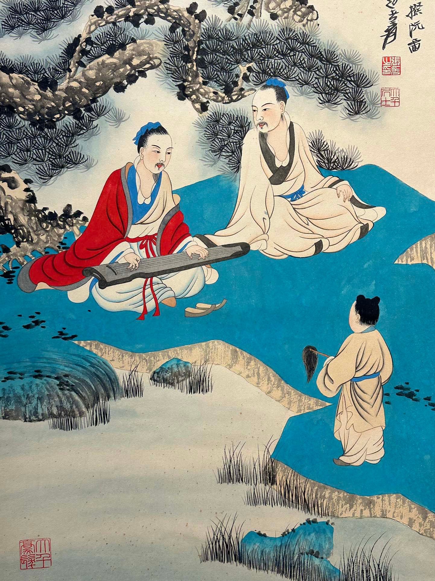 Chinese scroll painting Zhang Daqian