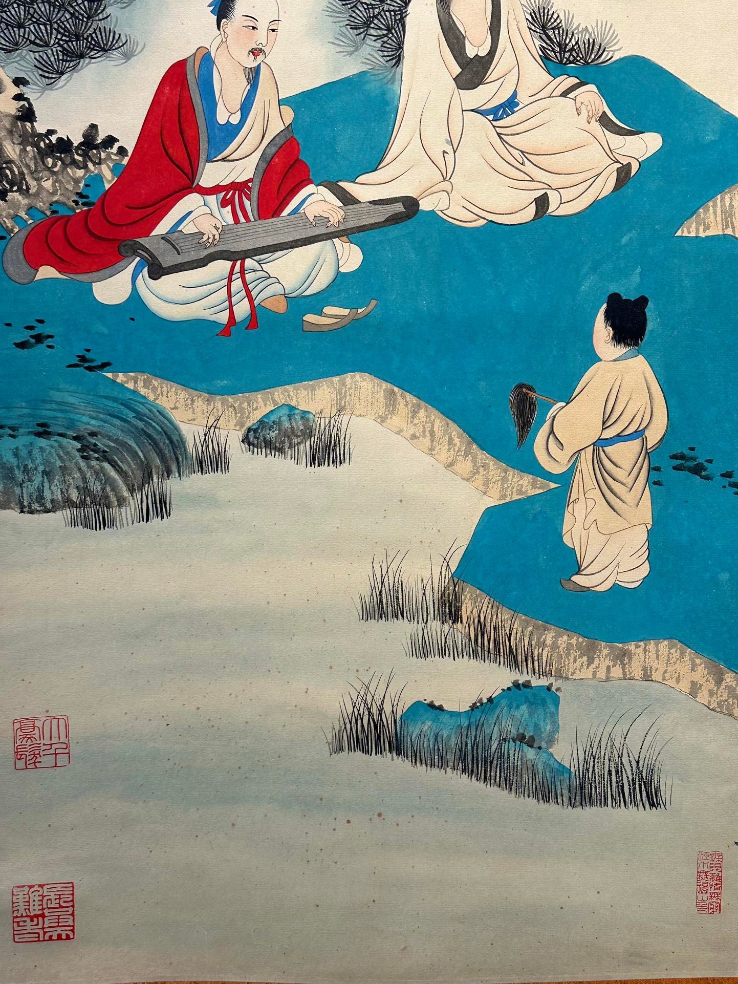 Chinese scroll painting Zhang Daqian