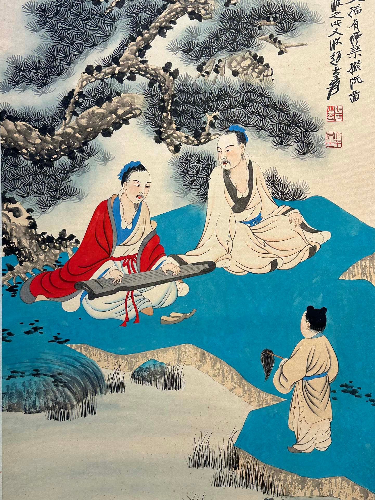 Chinese scroll painting Zhang Daqian
