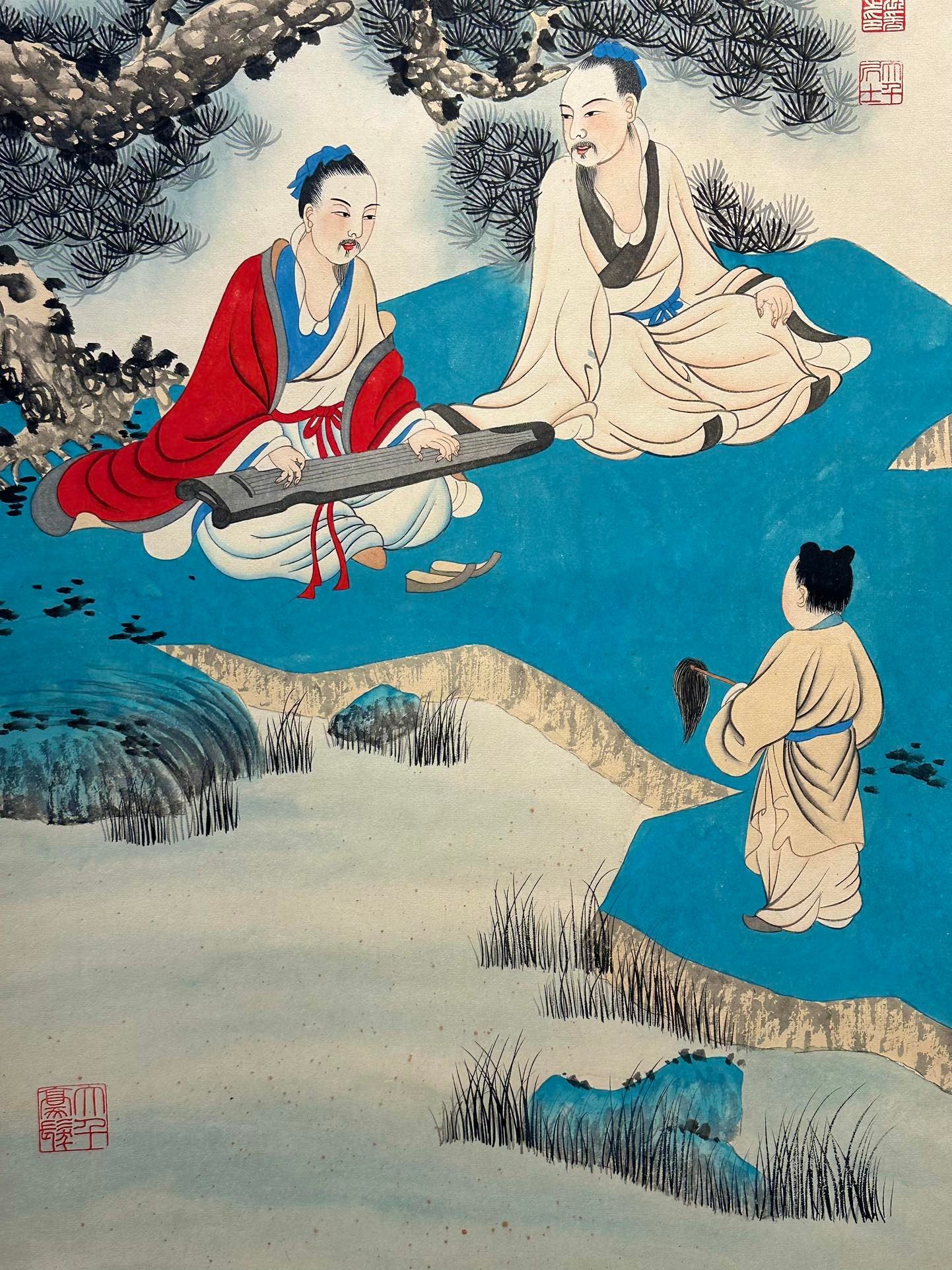 Chinese scroll painting Zhang Daqian