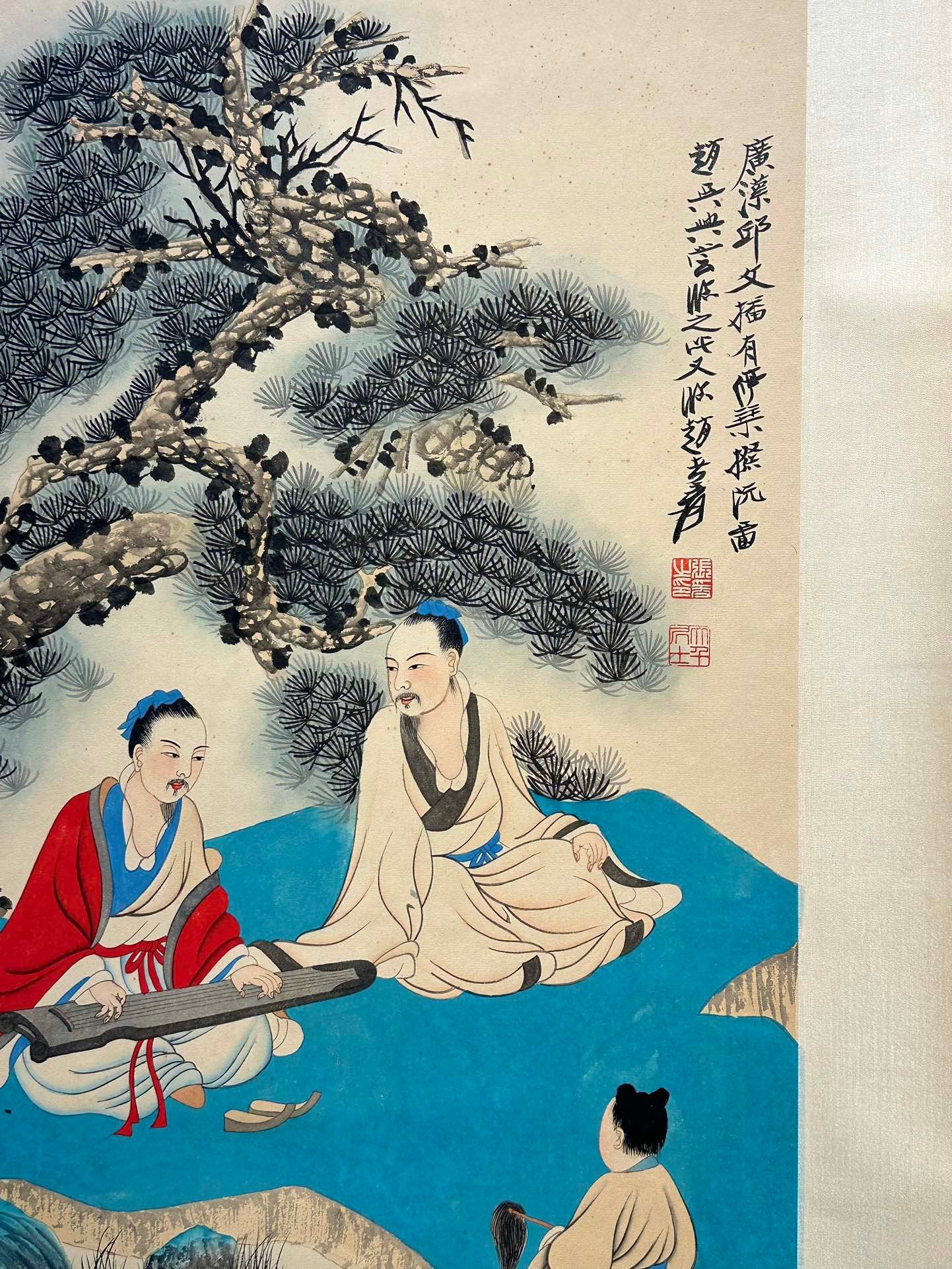 Chinese scroll painting Zhang Daqian