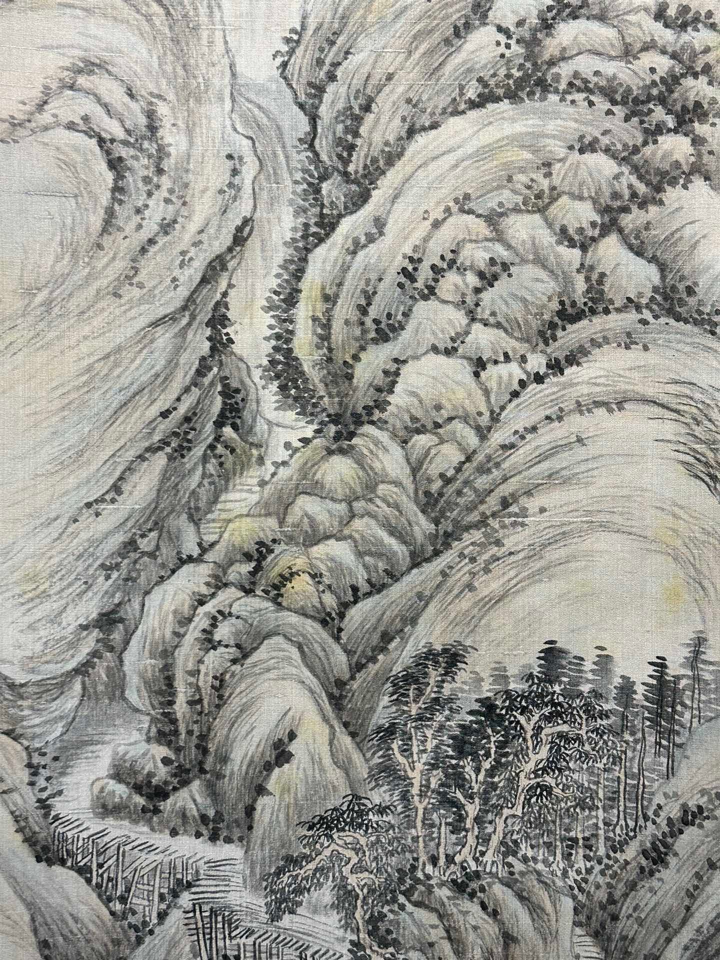 Chinese scroll painting Zhang Daqian