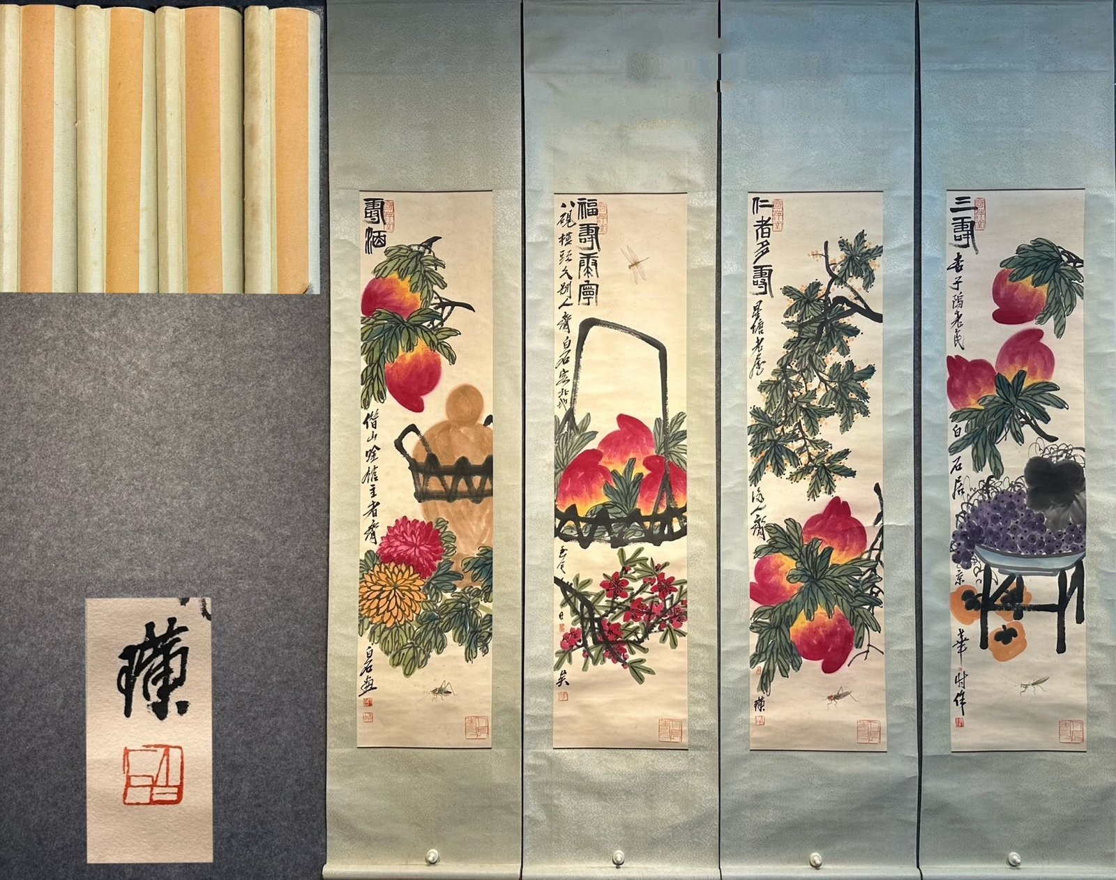 Chinese scroll painting Qi Baishi