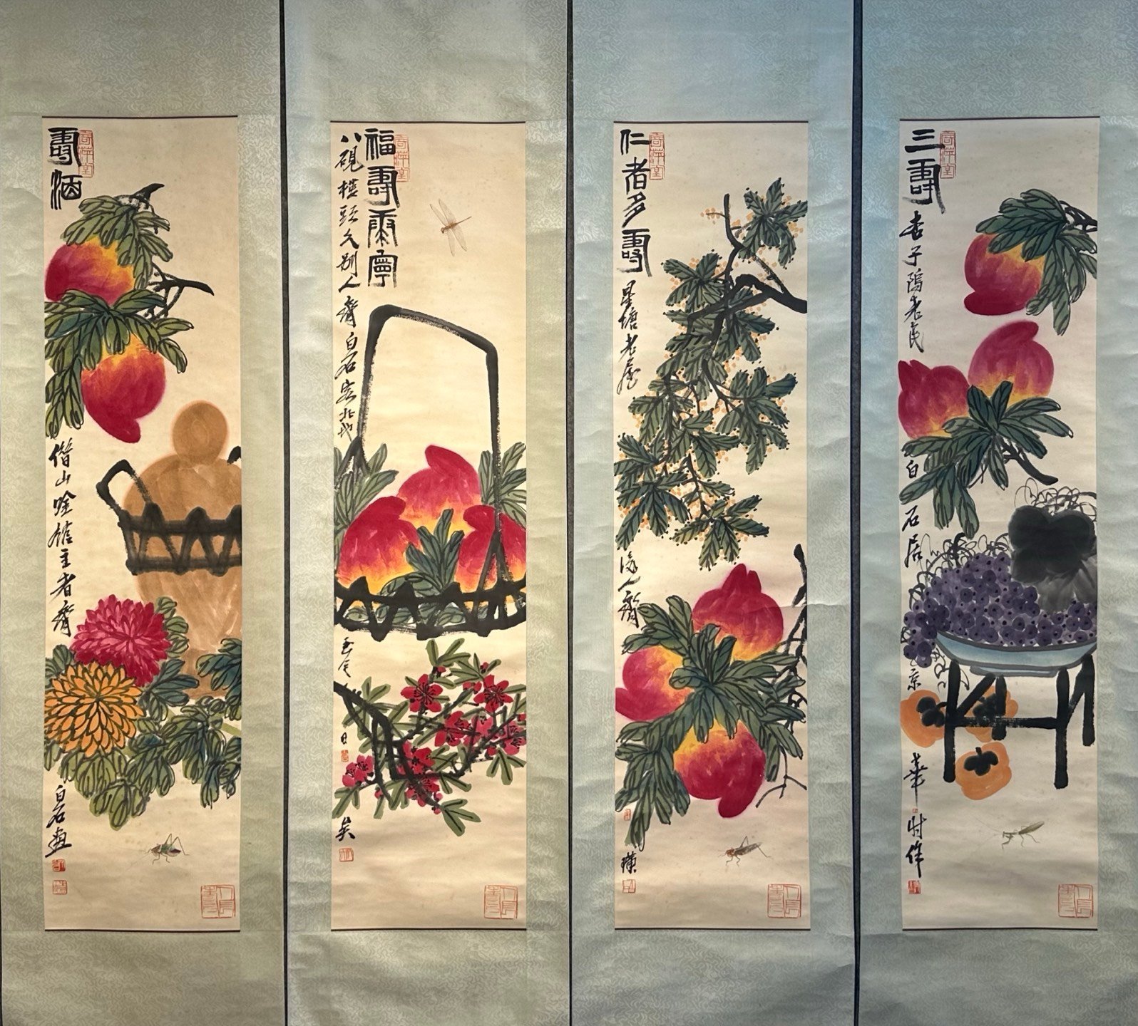 Chinese scroll painting Qi Baishi