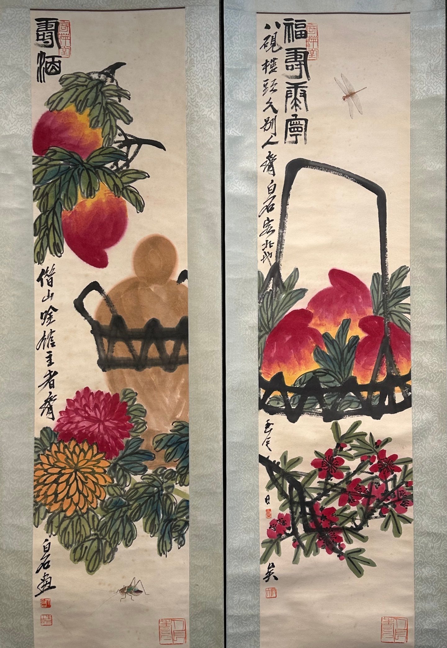 Chinese scroll painting Qi Baishi