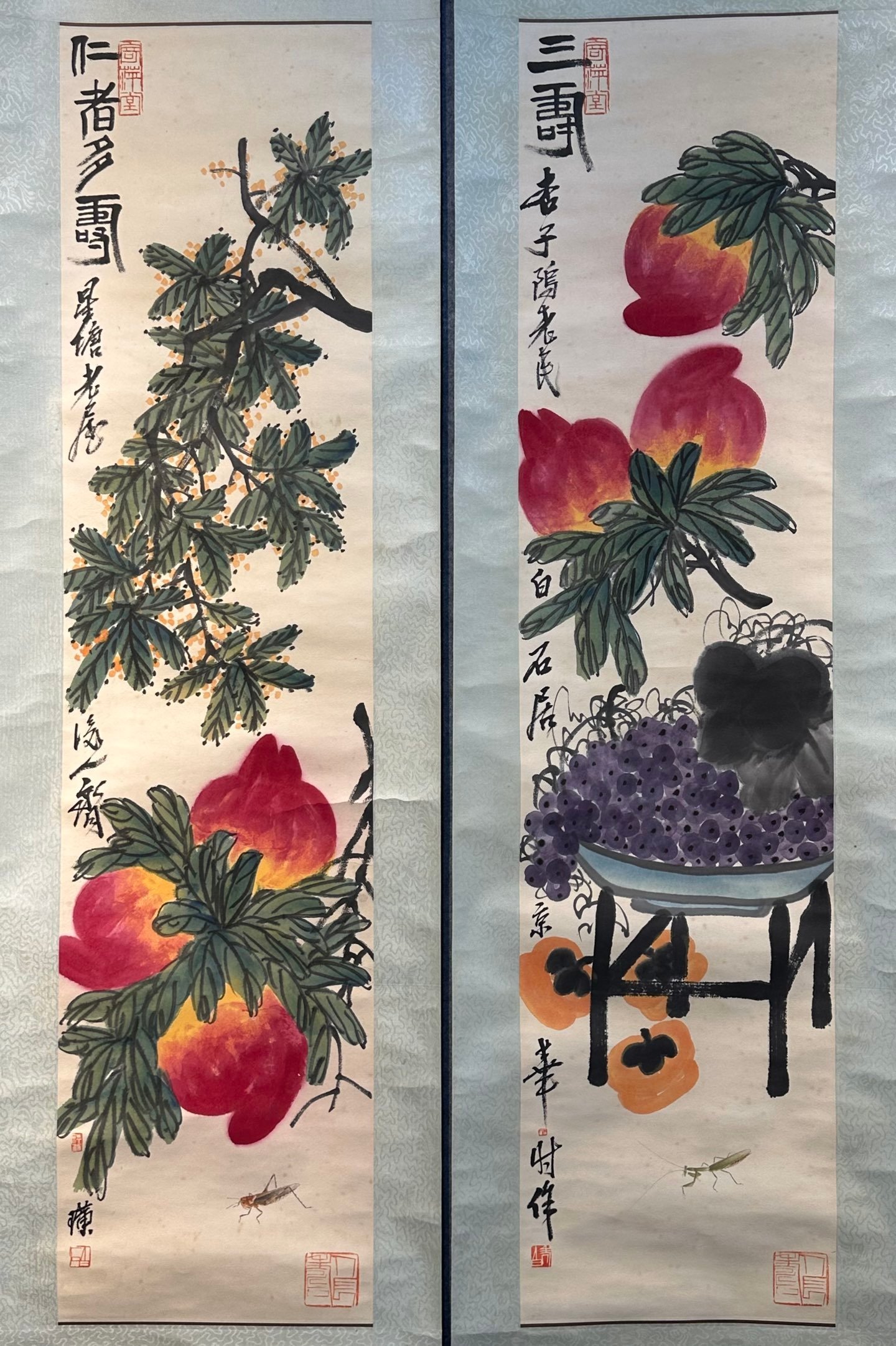 Chinese scroll painting Qi Baishi