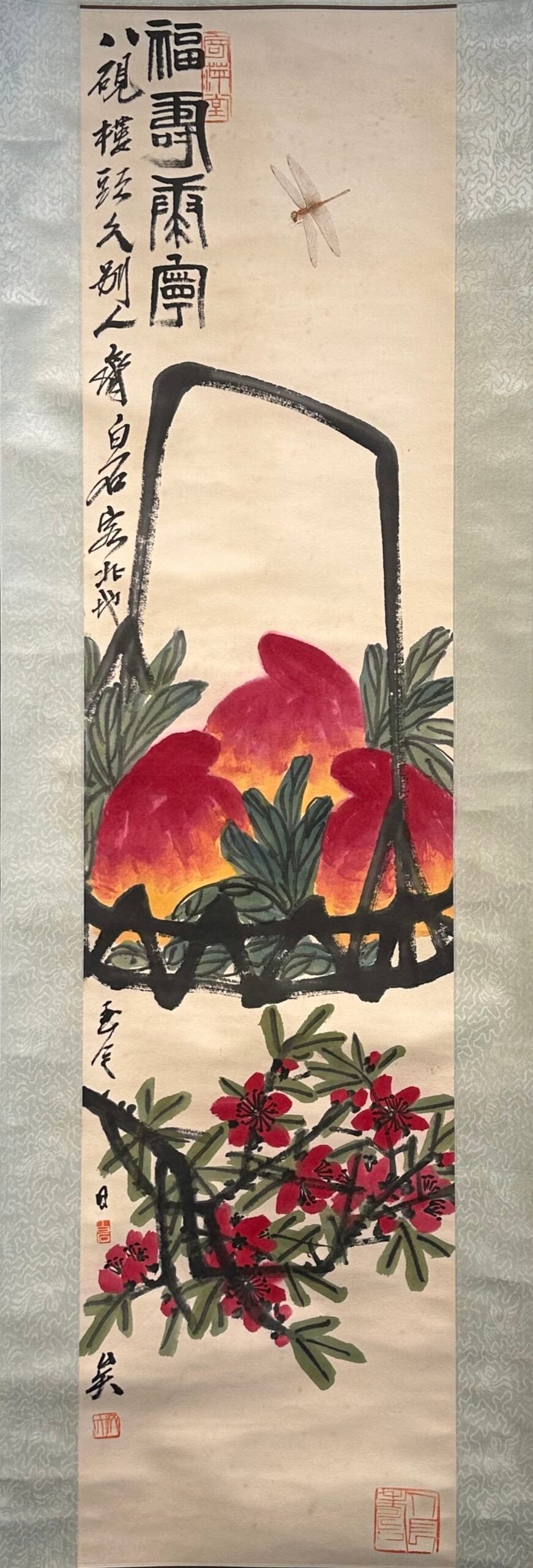 Chinese scroll painting Qi Baishi