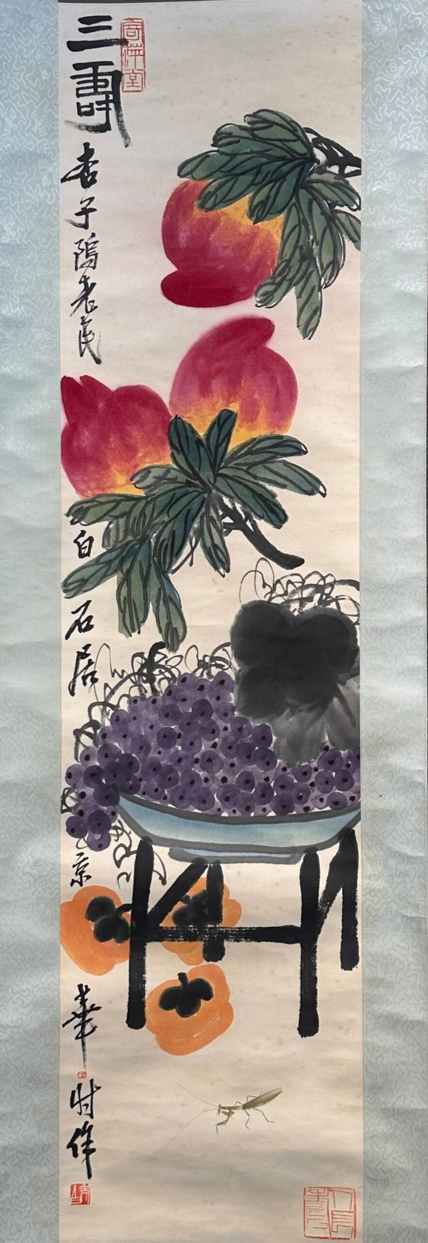 Chinese scroll painting Qi Baishi