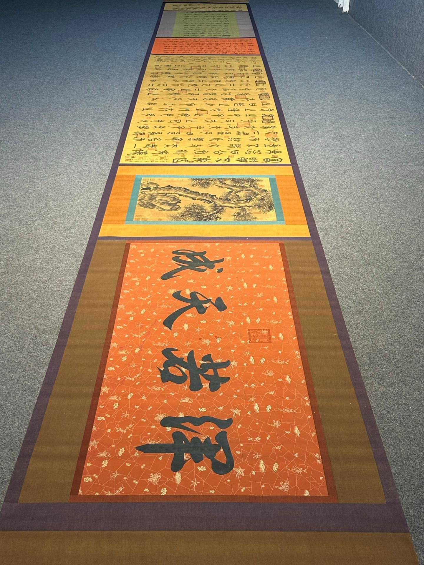 Chinese scroll painting Mencius