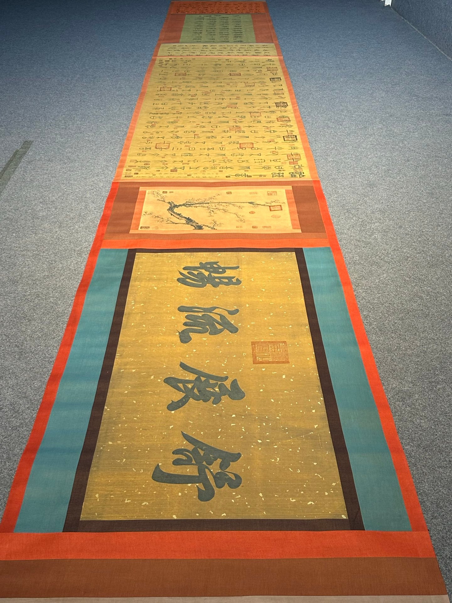 Chinese scroll painting Mencius