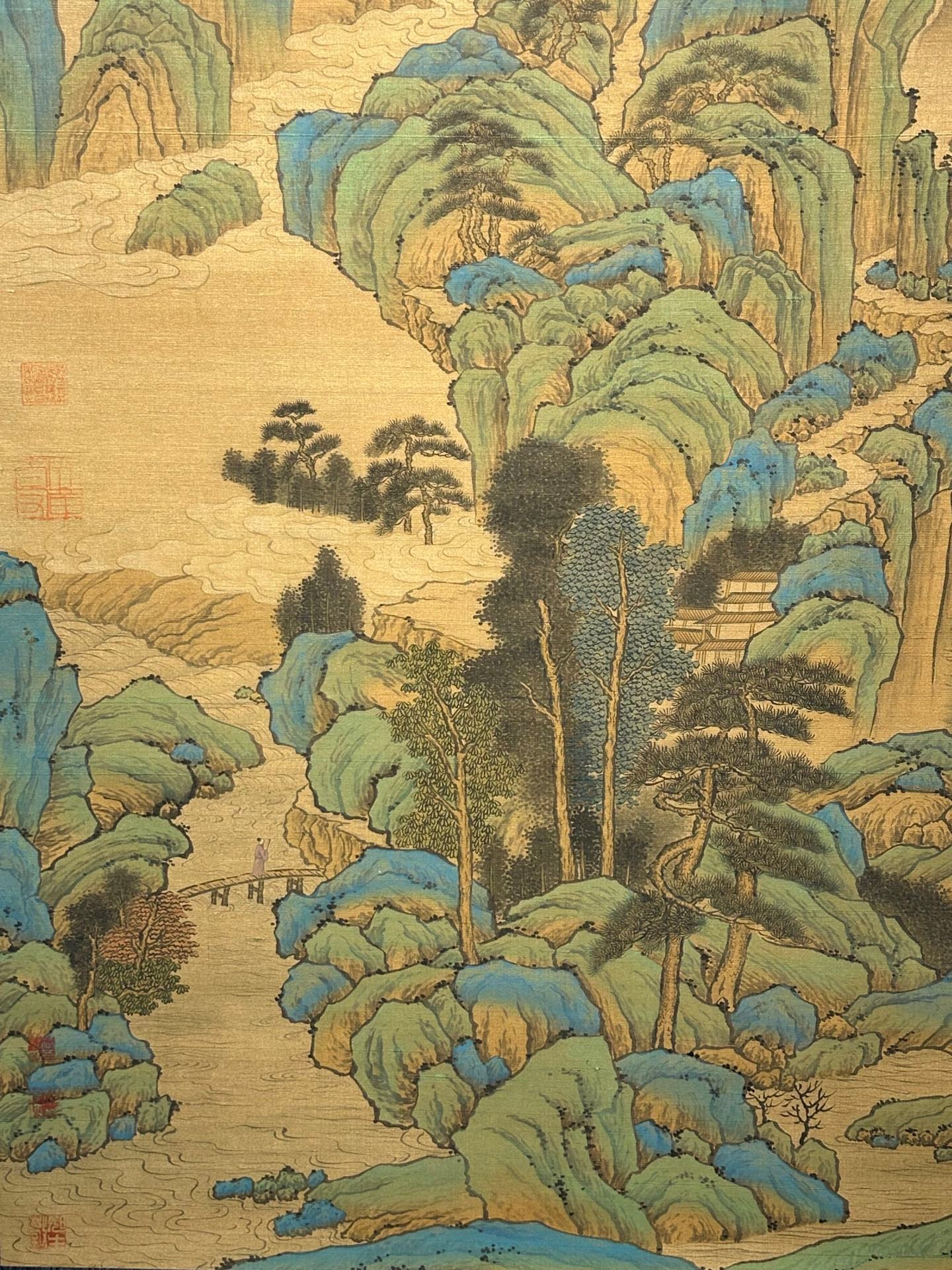 Chinese scroll painting Wu Daozi