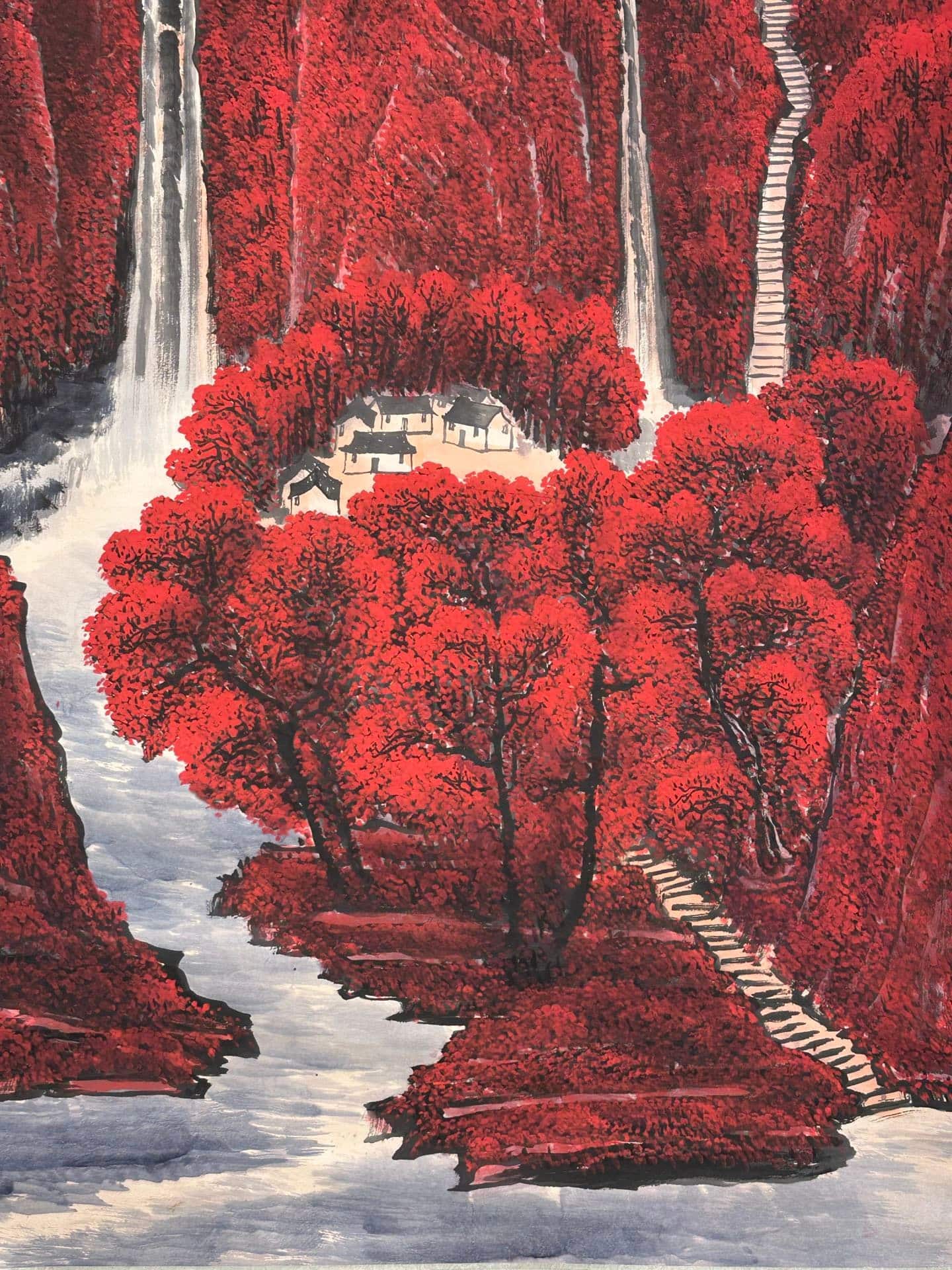 Chinese scroll painting Li Keran