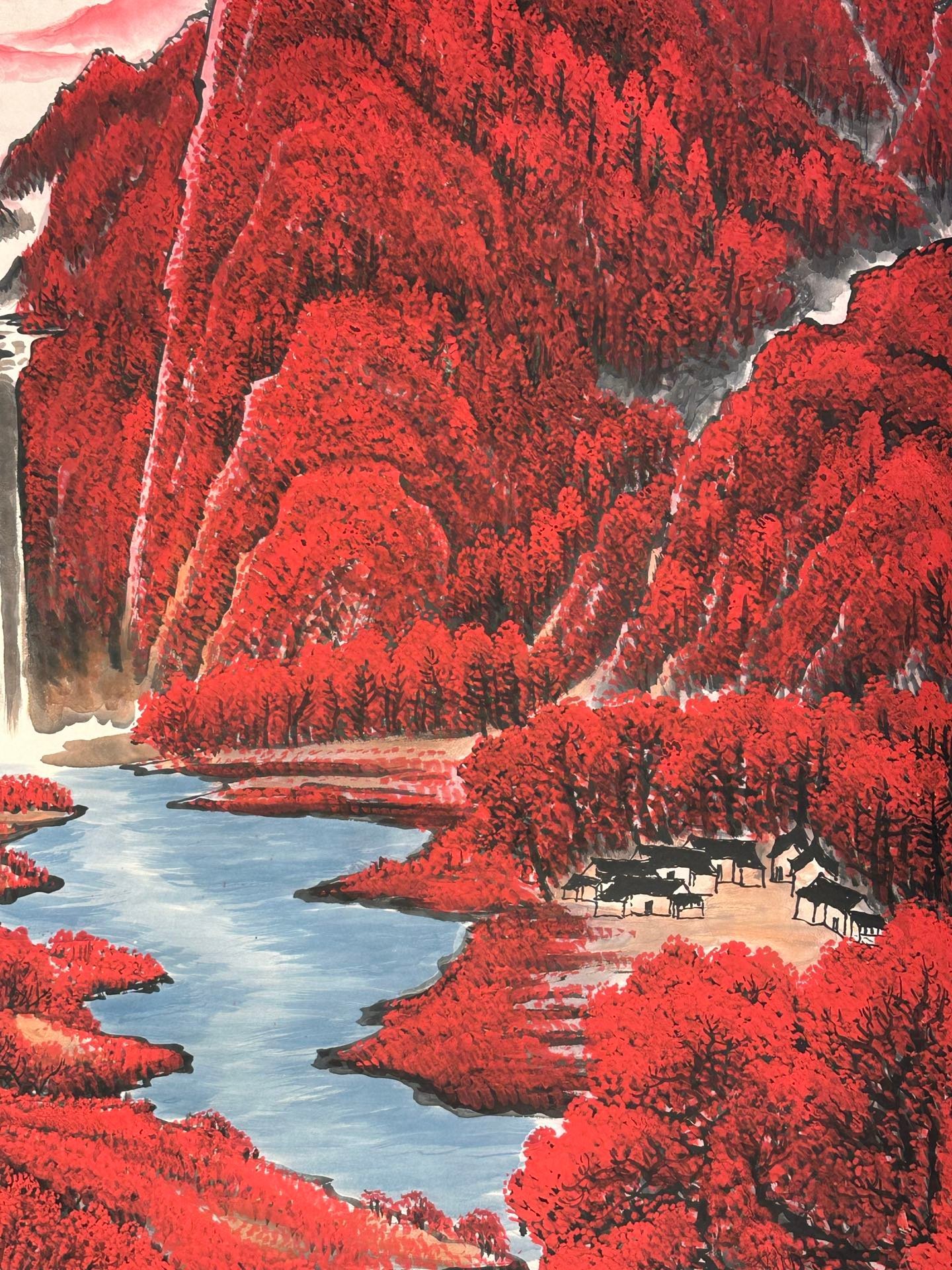Chinese scroll painting Li Keran