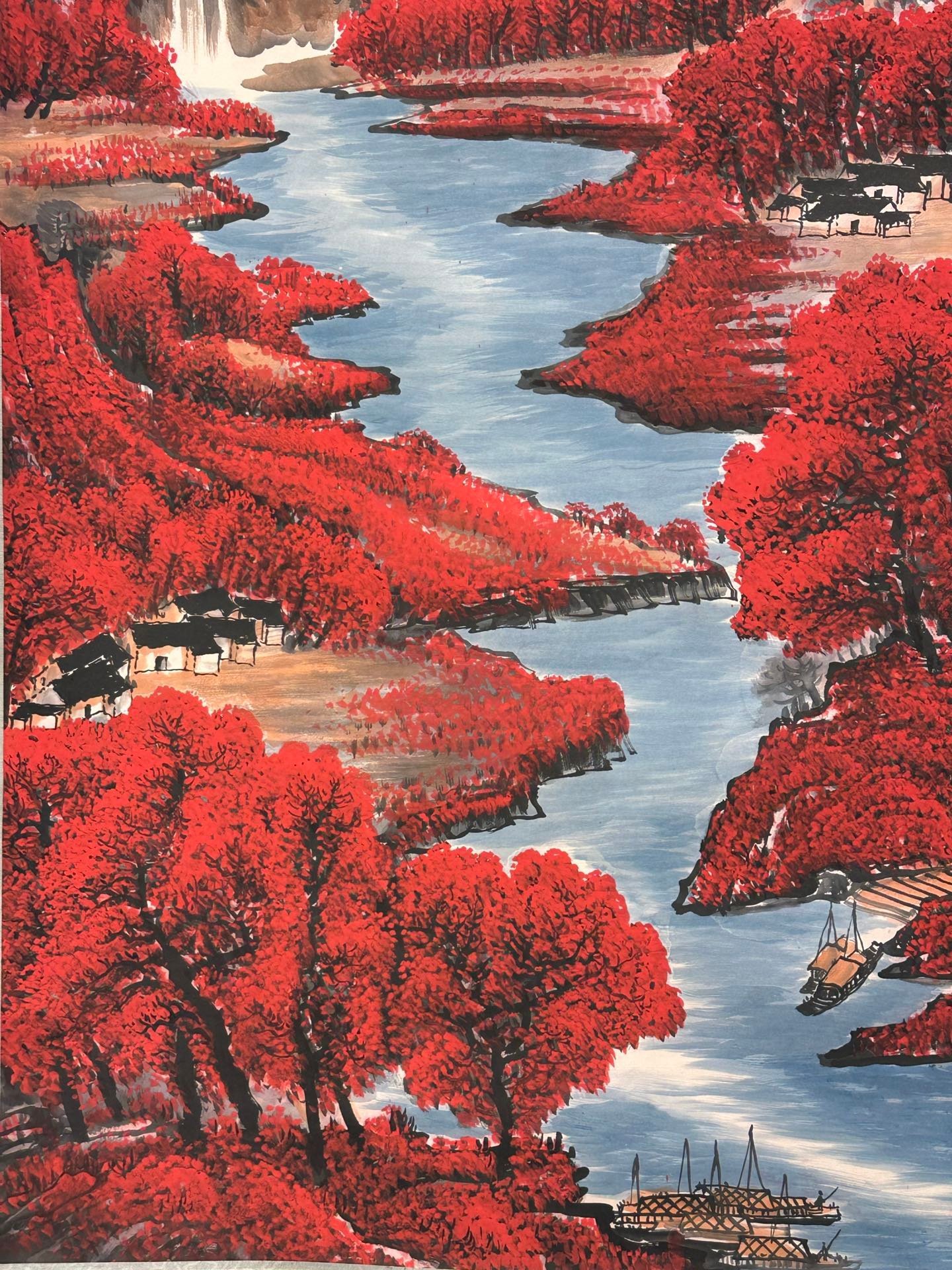 Chinese scroll painting Li Keran