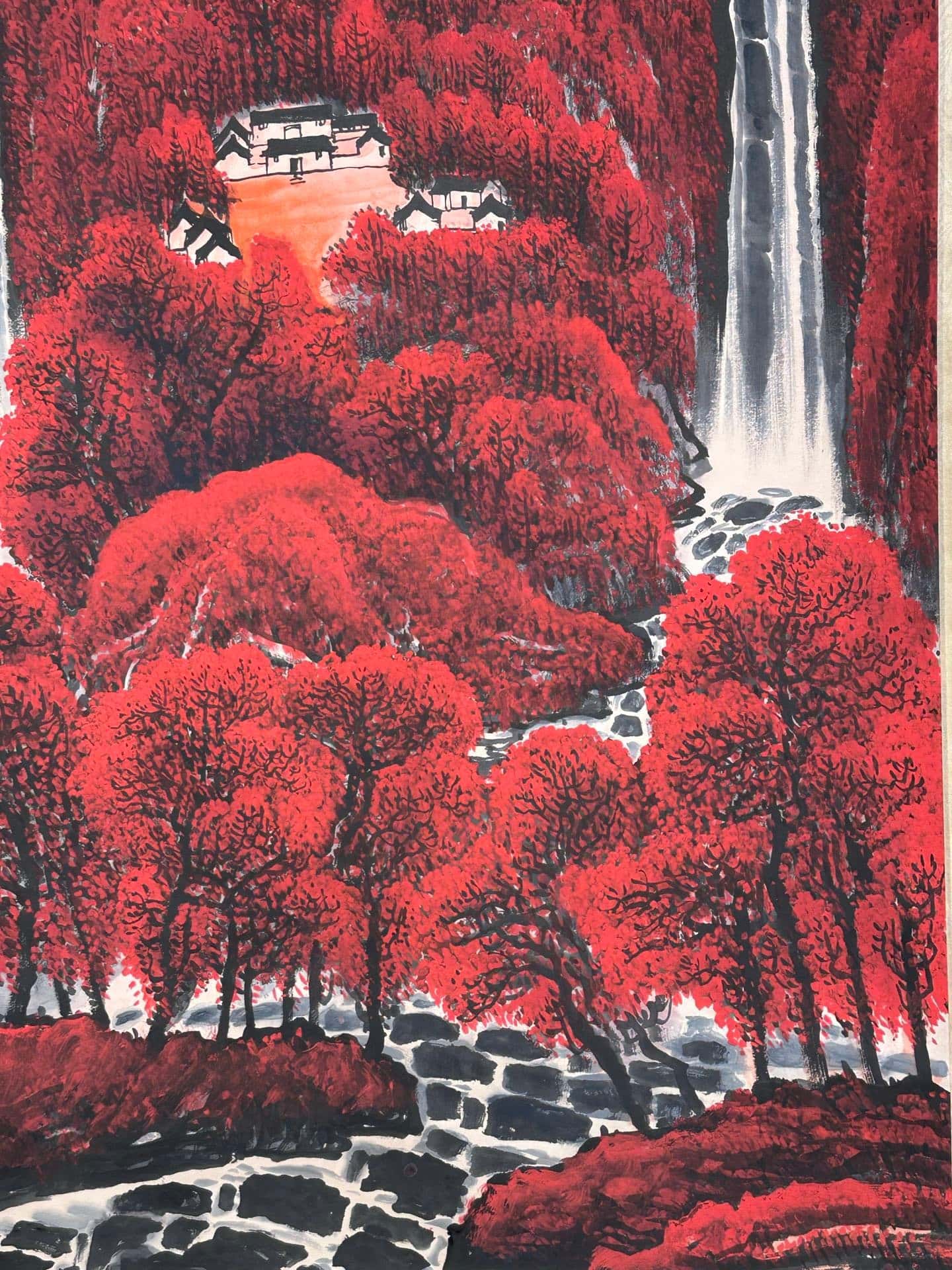 Chinese scroll painting Li Keran