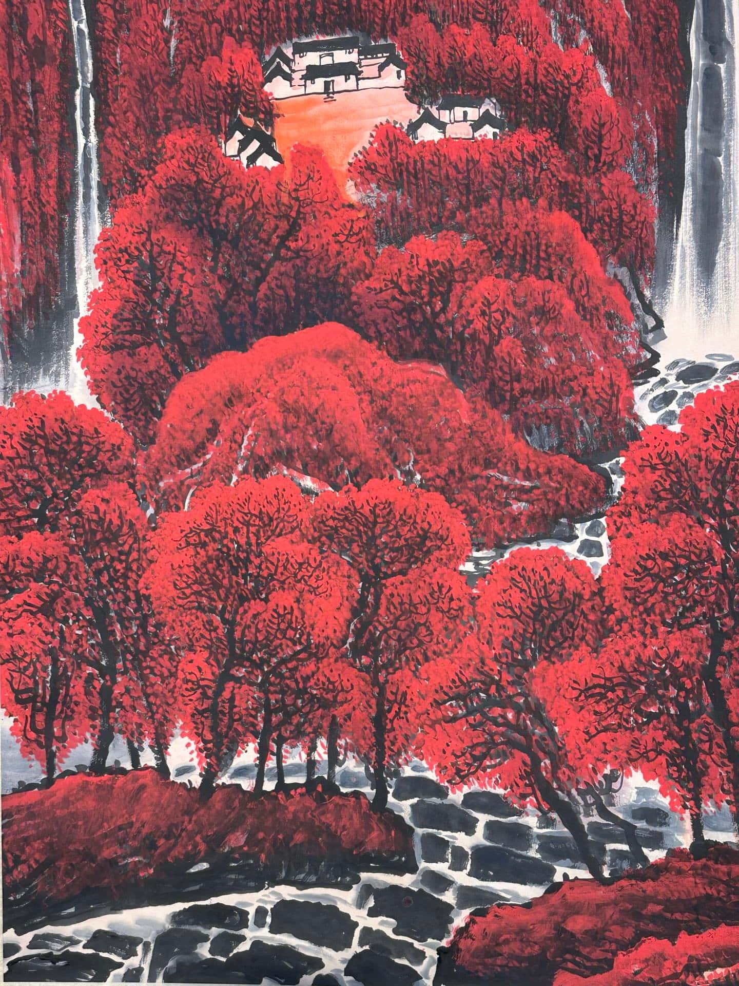 Chinese scroll painting Li Keran