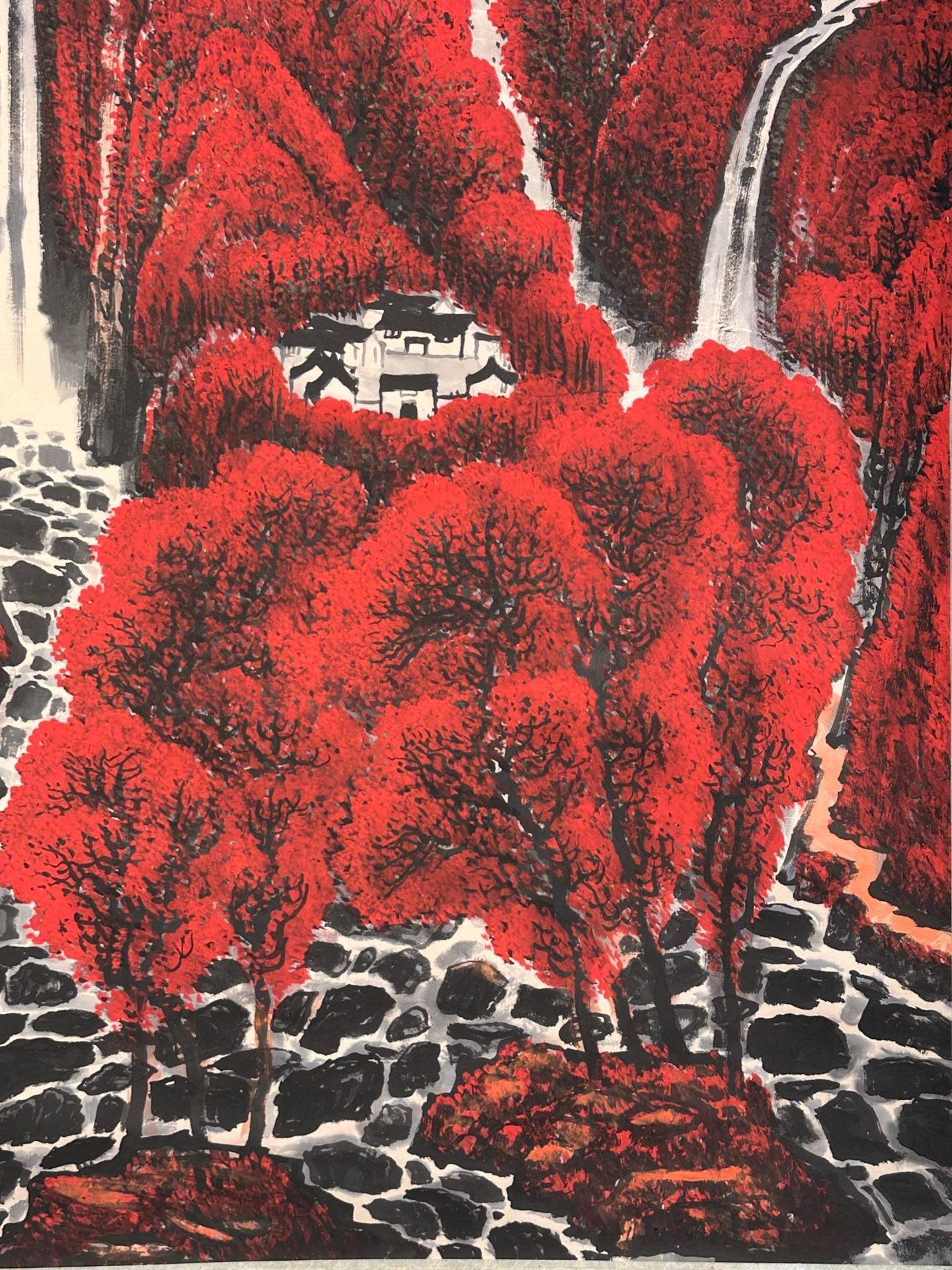 Chinese scroll painting Li Keran