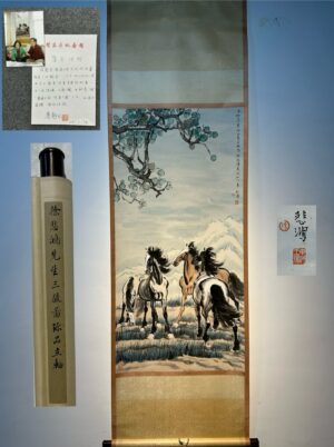 Chinese scroll painting Xu Beihong