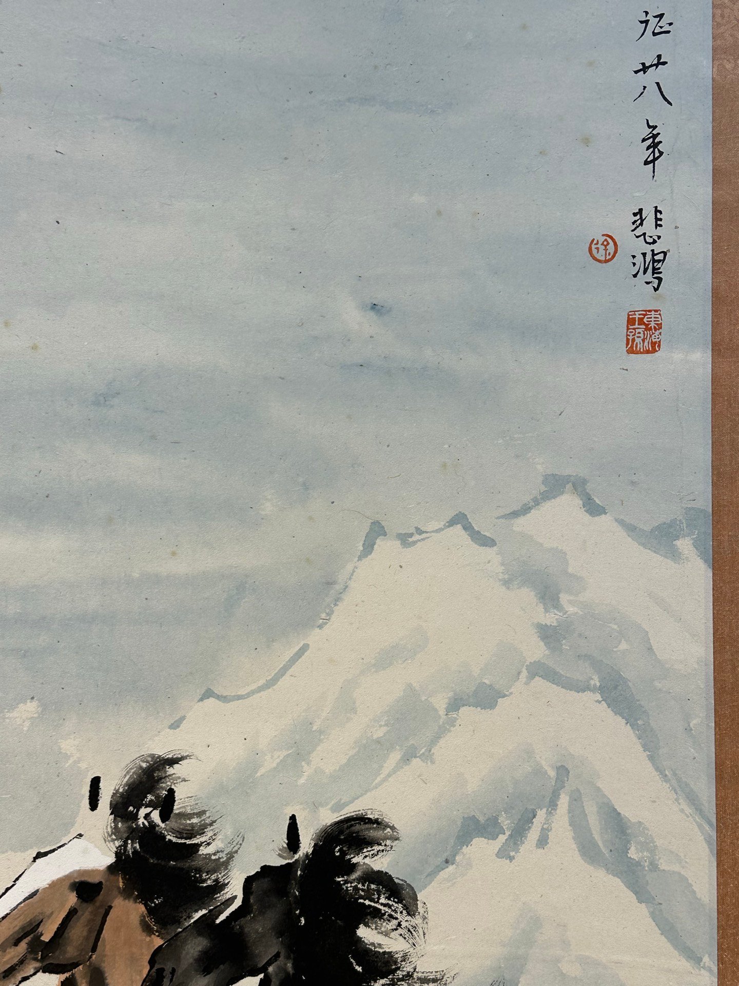 Chinese scroll painting Xu Beihong
