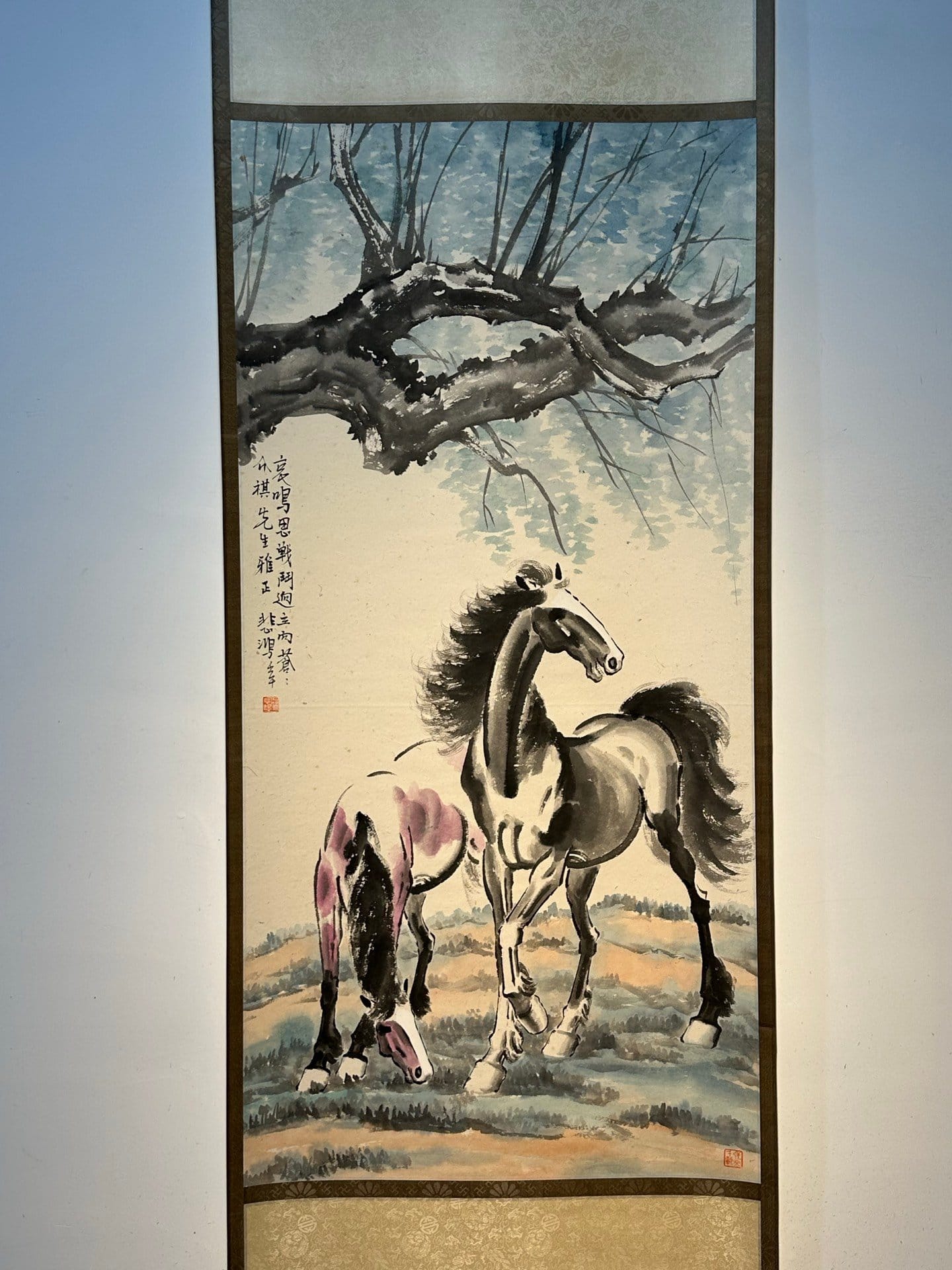 Chinese scroll painting Xu Beihong