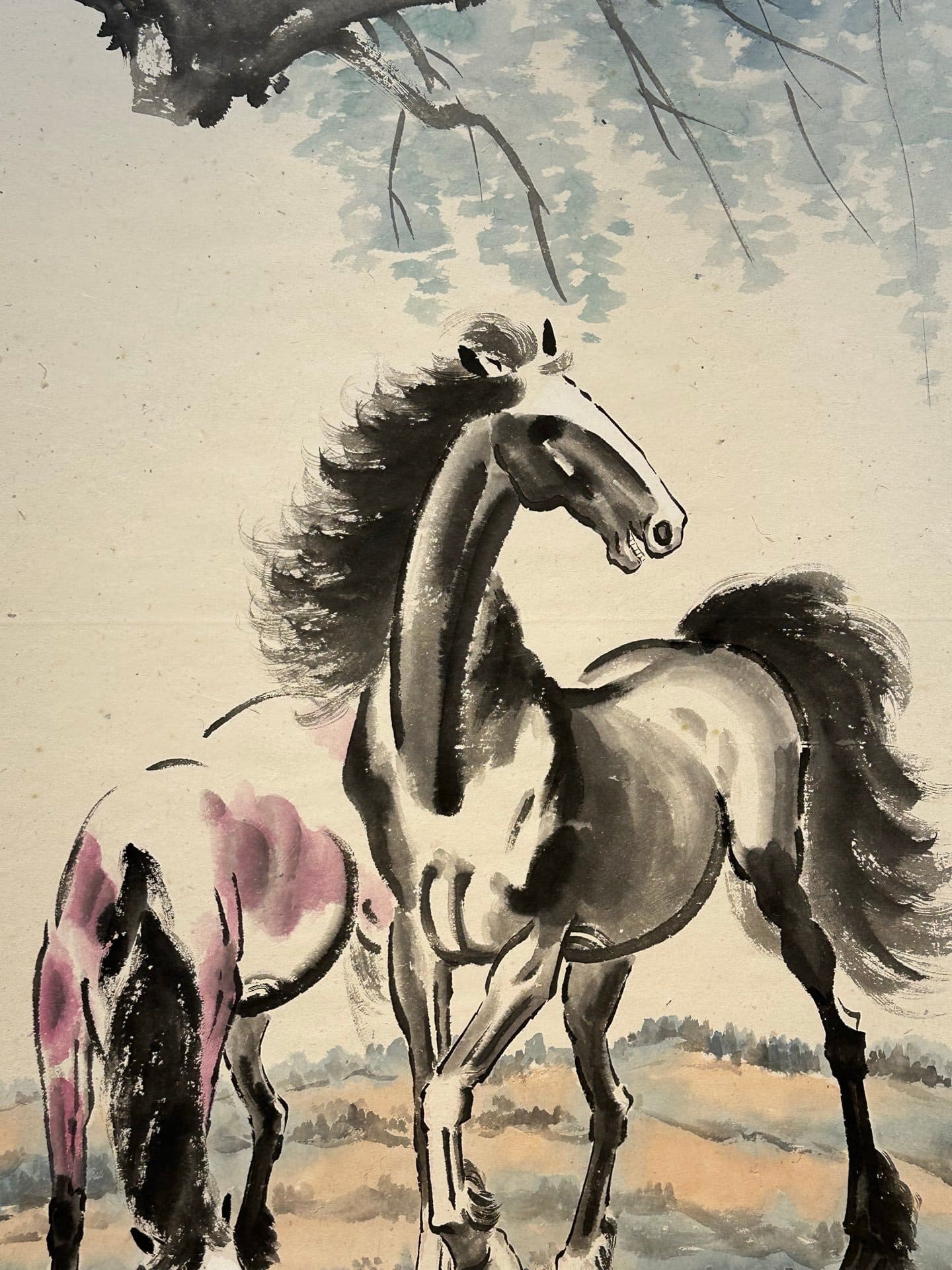 Chinese scroll painting Xu Beihong