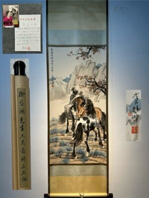 Chinese scroll painting Xu Beihong