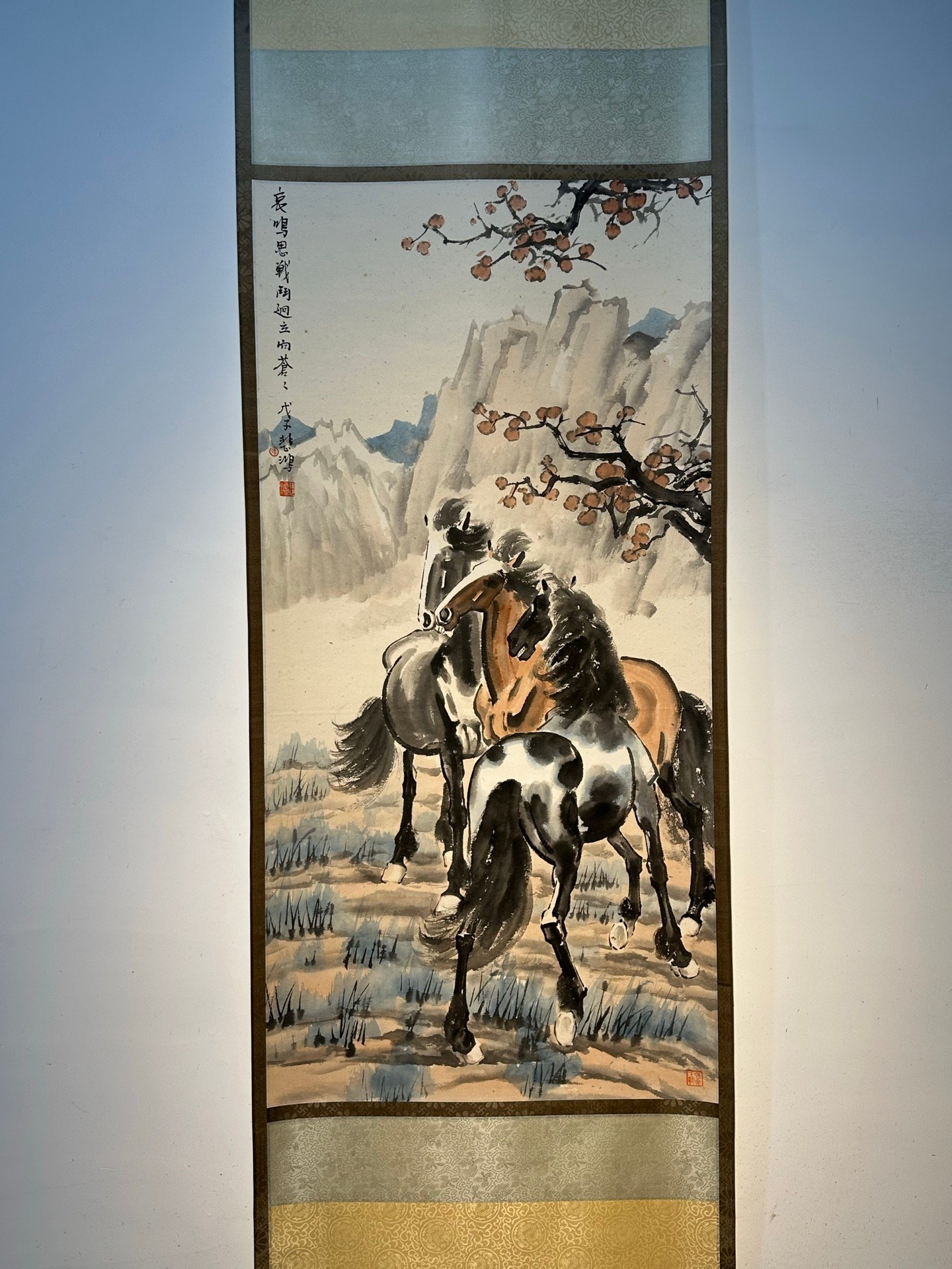 Chinese scroll painting Xu Beihong